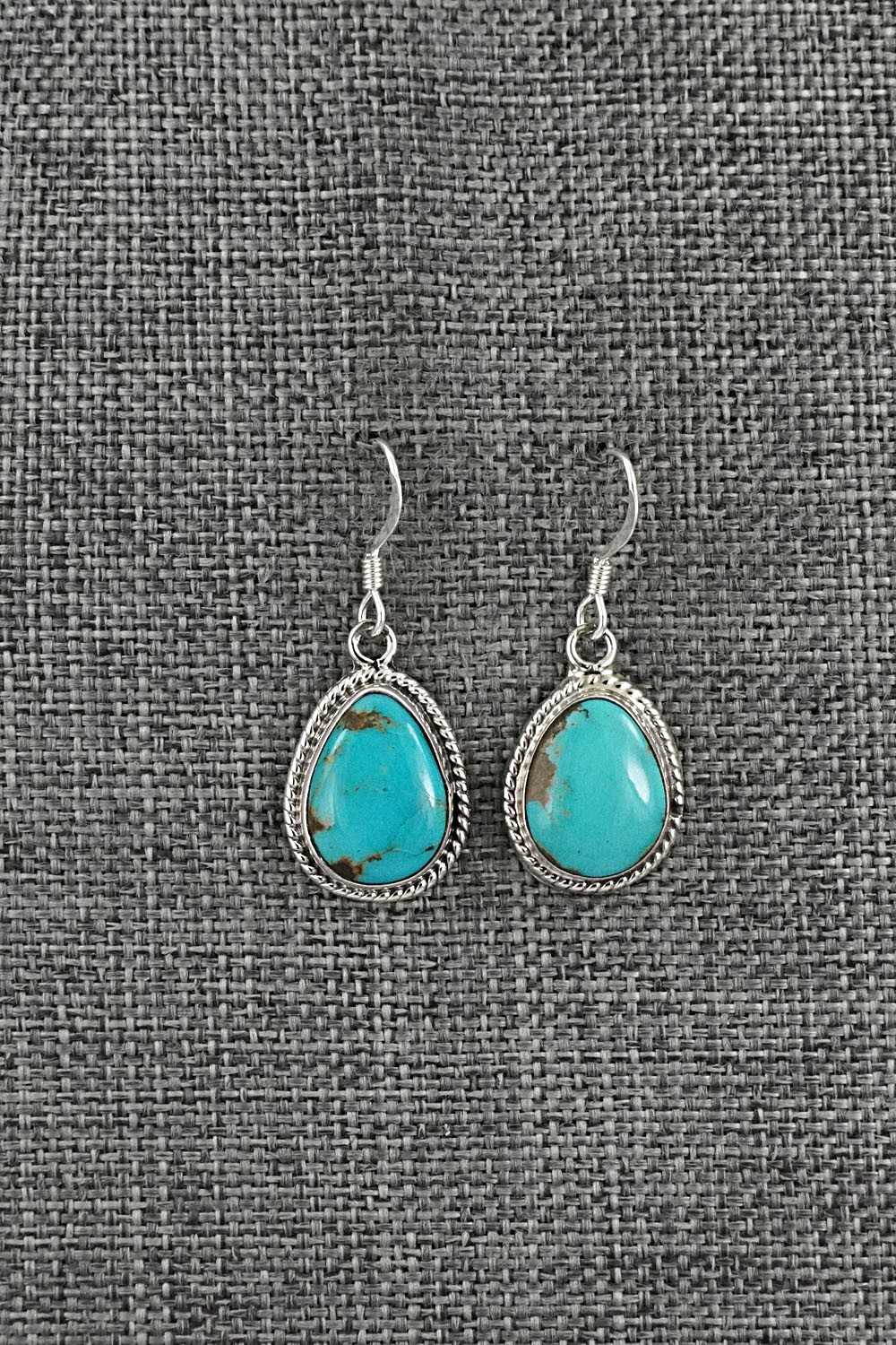 Turquoise & Sterling Silver Earrings - Sharon McCarthy