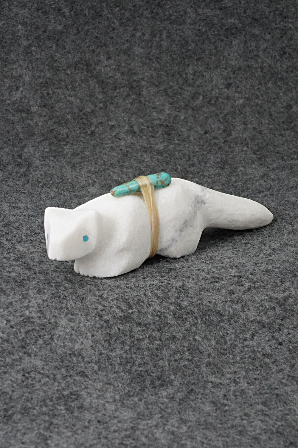 Wolf Zuni Fetish Carving - Herbert Halate