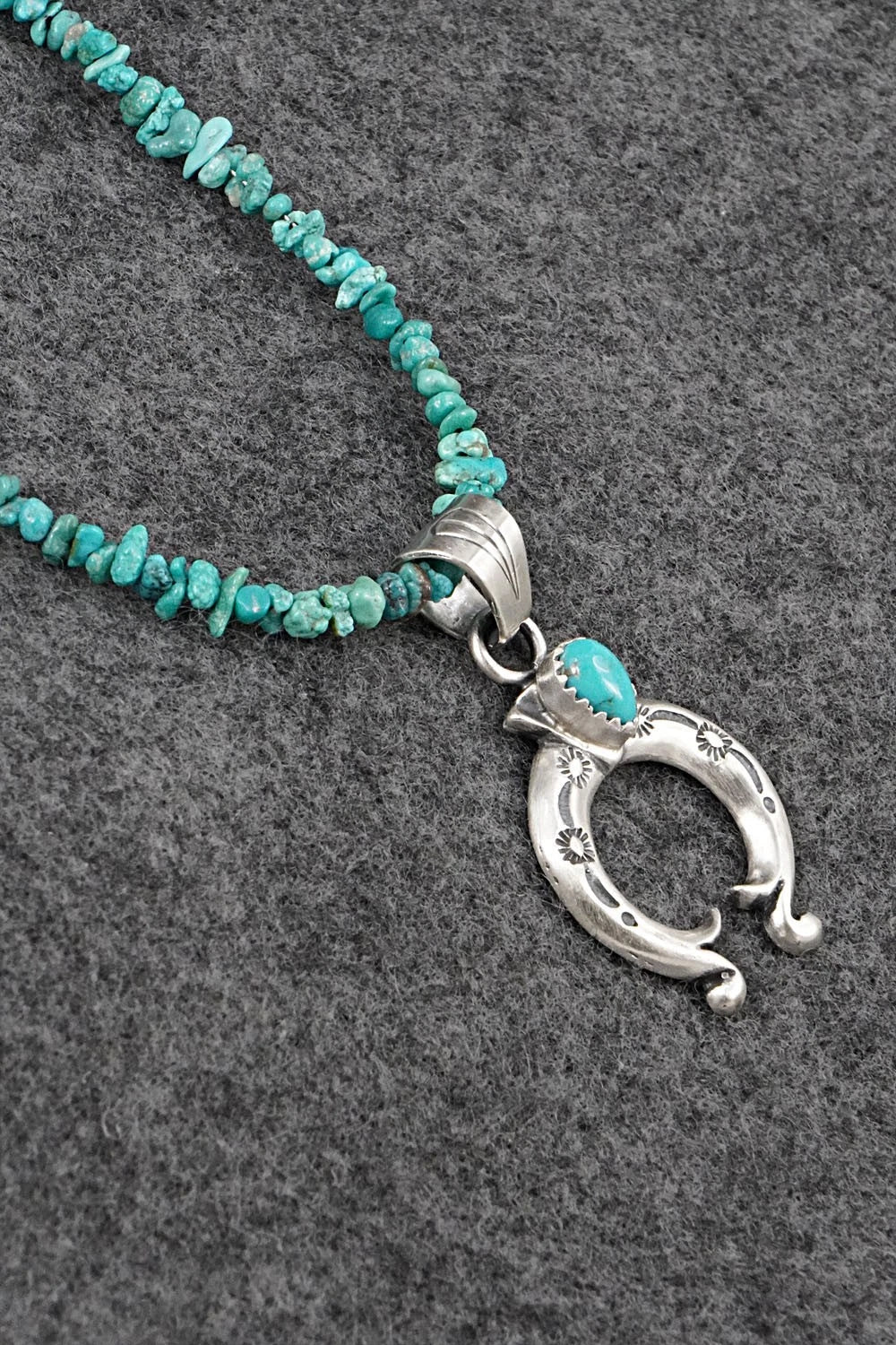 Turquoise & Sterling Silver Necklace - Sharon McCarthy
