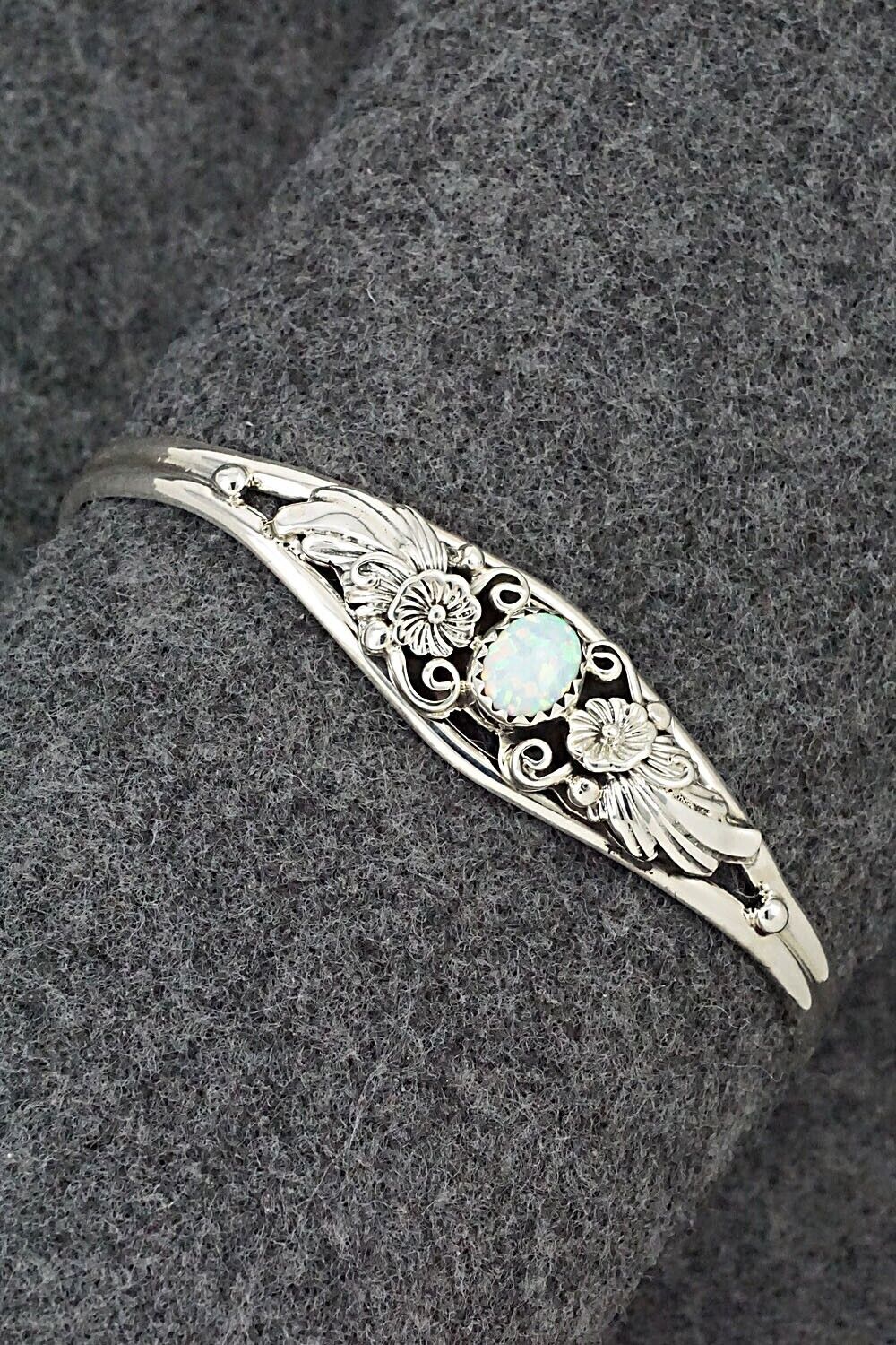 Opalite & Sterling Silver Bracelet - Sadie Jim