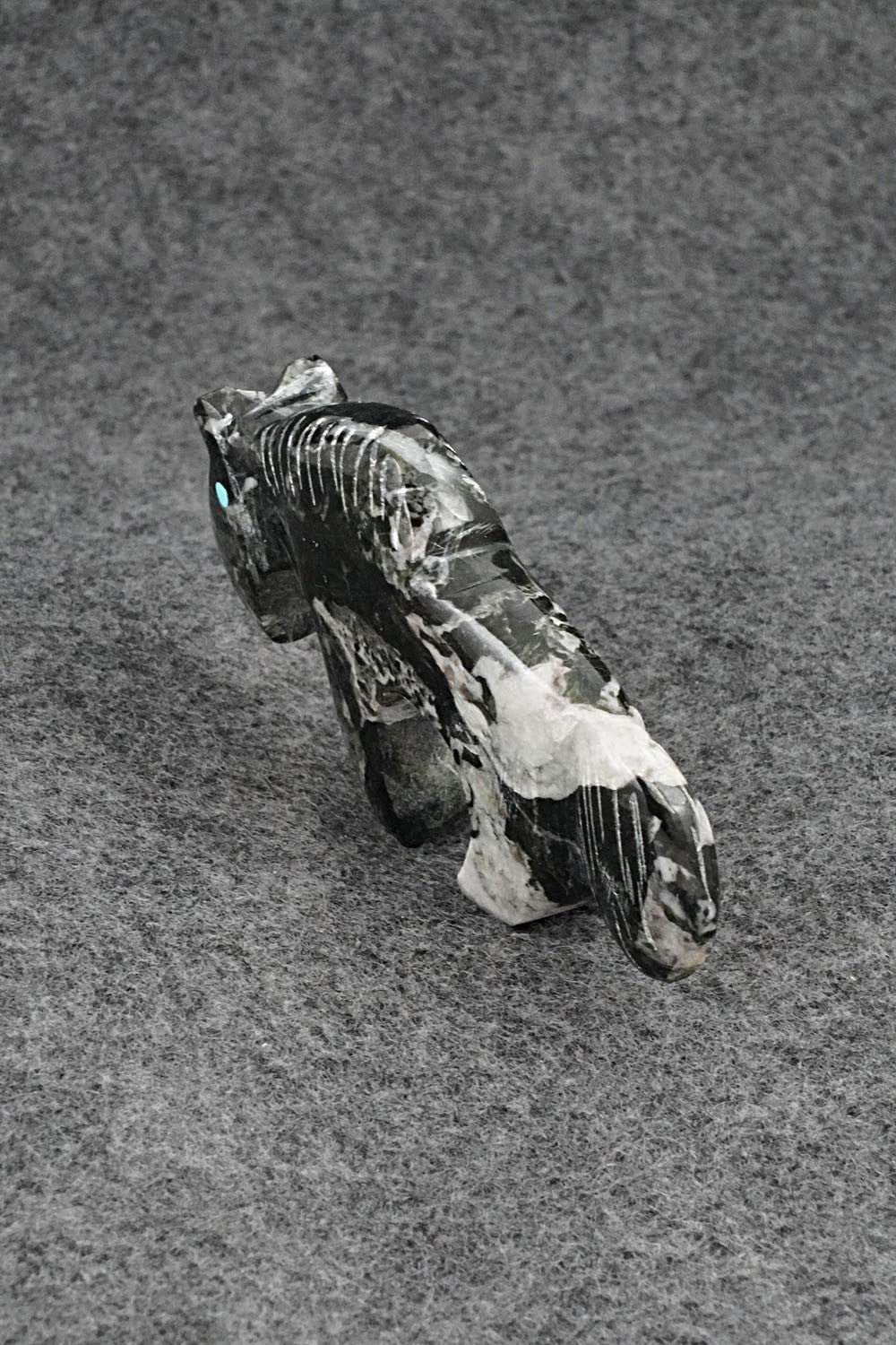 Horse Zuni Fetish Carving - Kenric Laiwakete