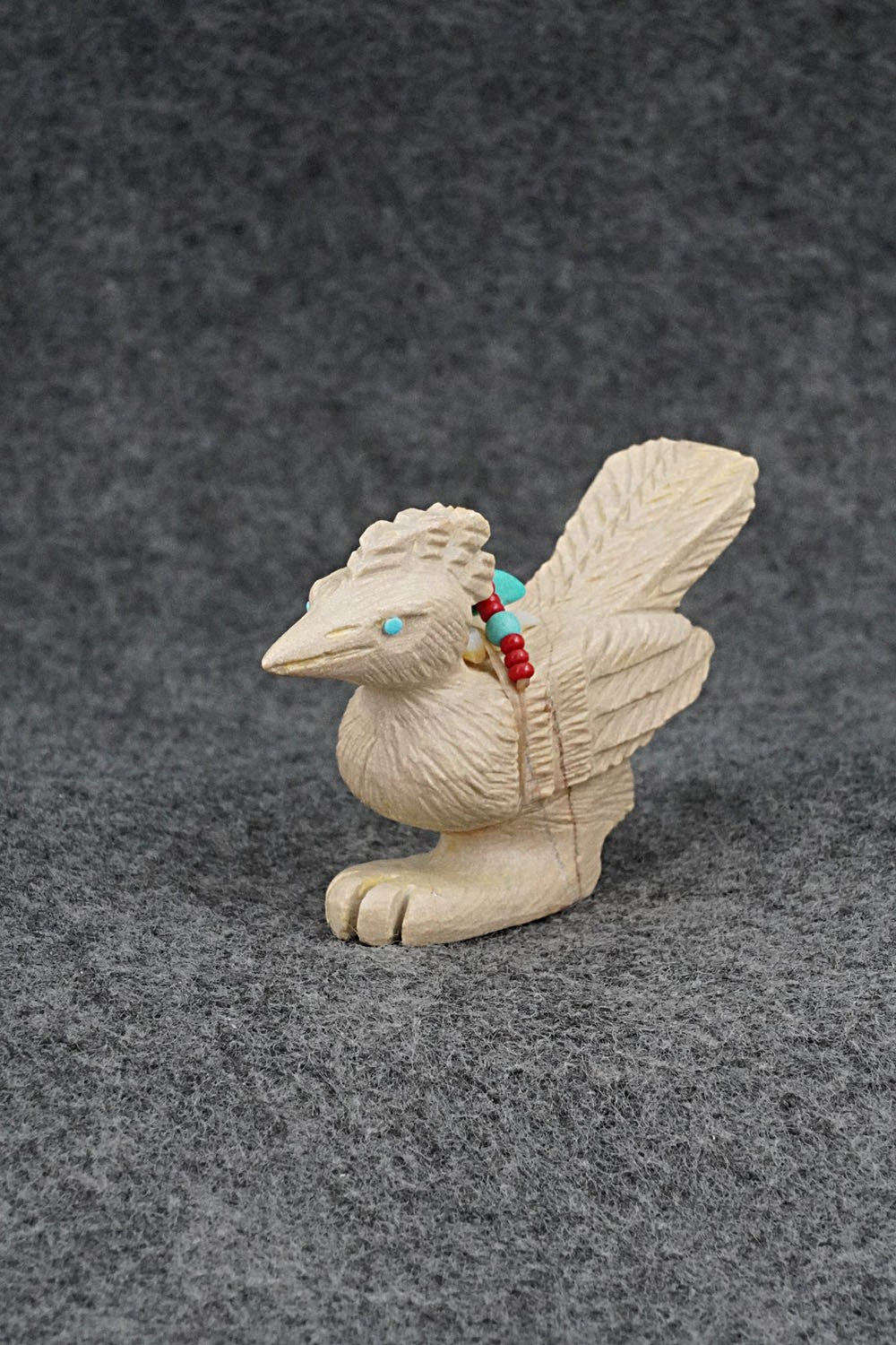 Roadrunner Zuni Fetish Carving - Douglas Martza