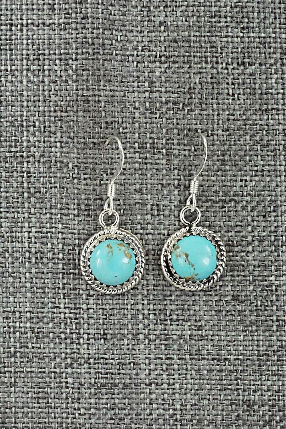 Turquoise & Sterling Silver Earrings - Sharon McCarthy