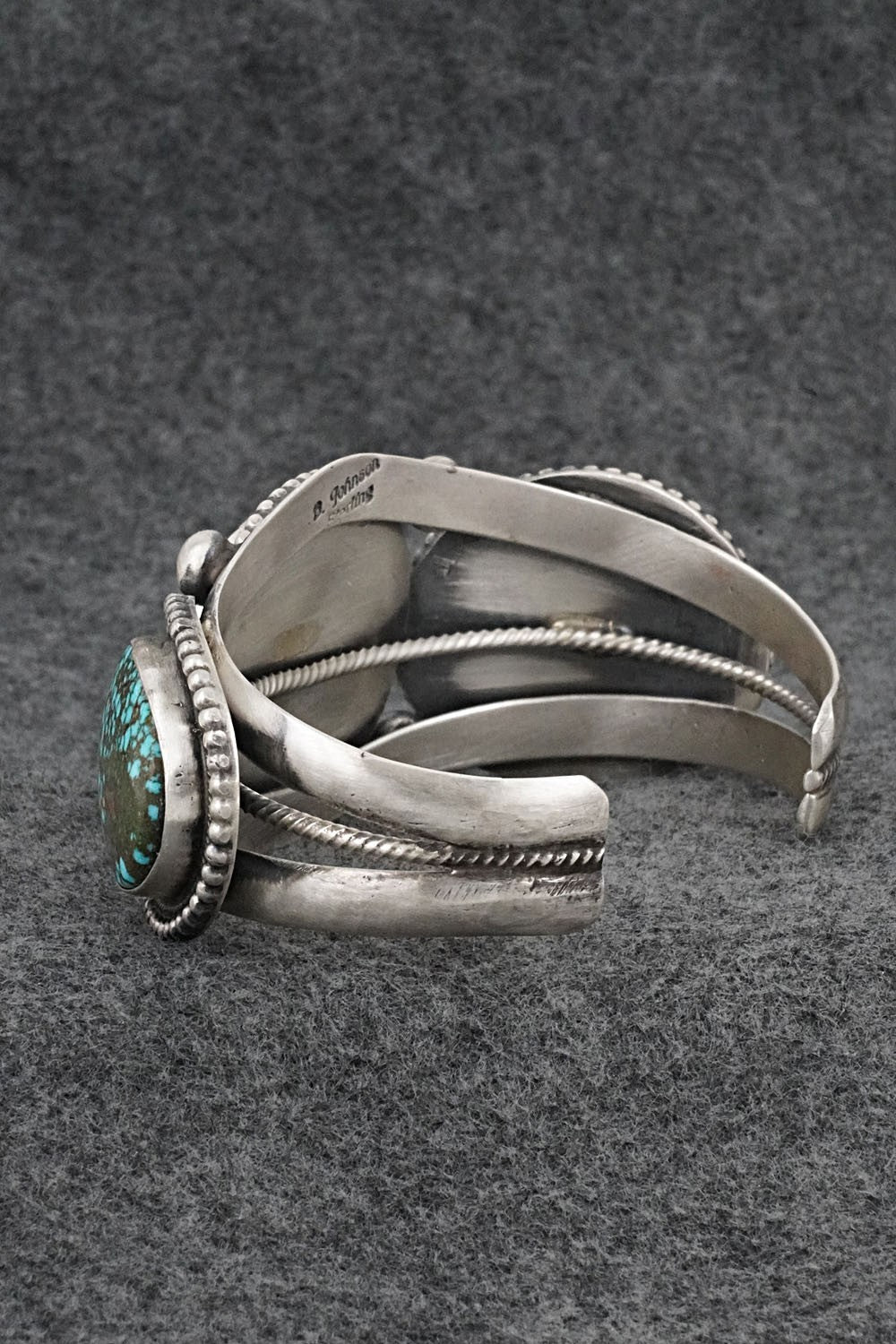 Turquoise & Sterling Silver Bracelet - Bobby Johnson