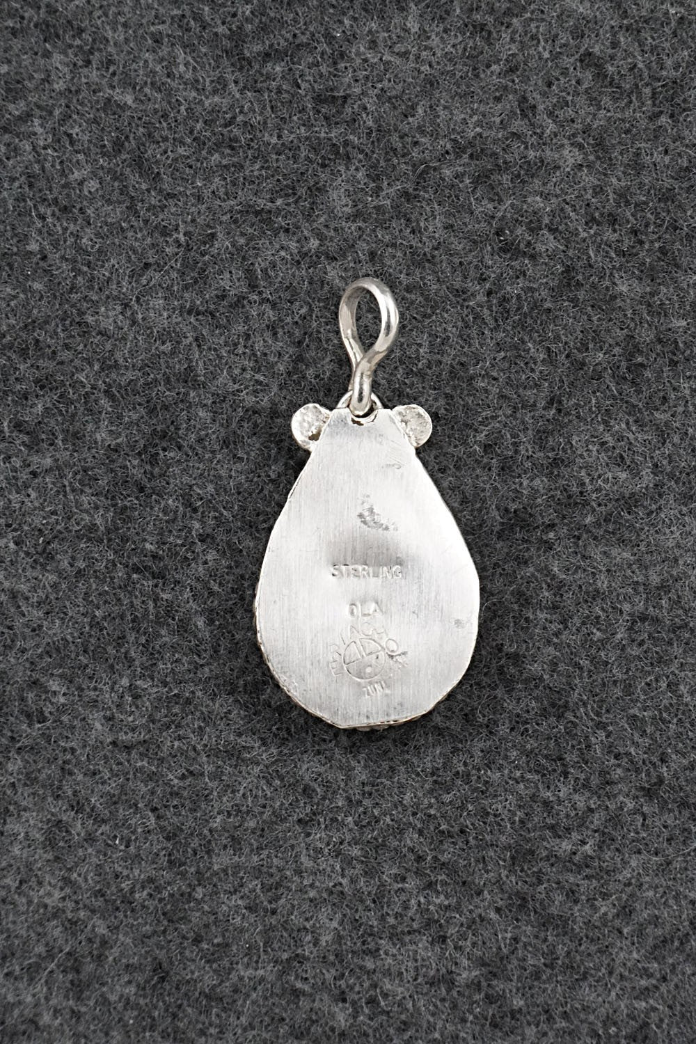 Multi-Stone & Sterling Silver Inlay Pendant - Ola Eriacho