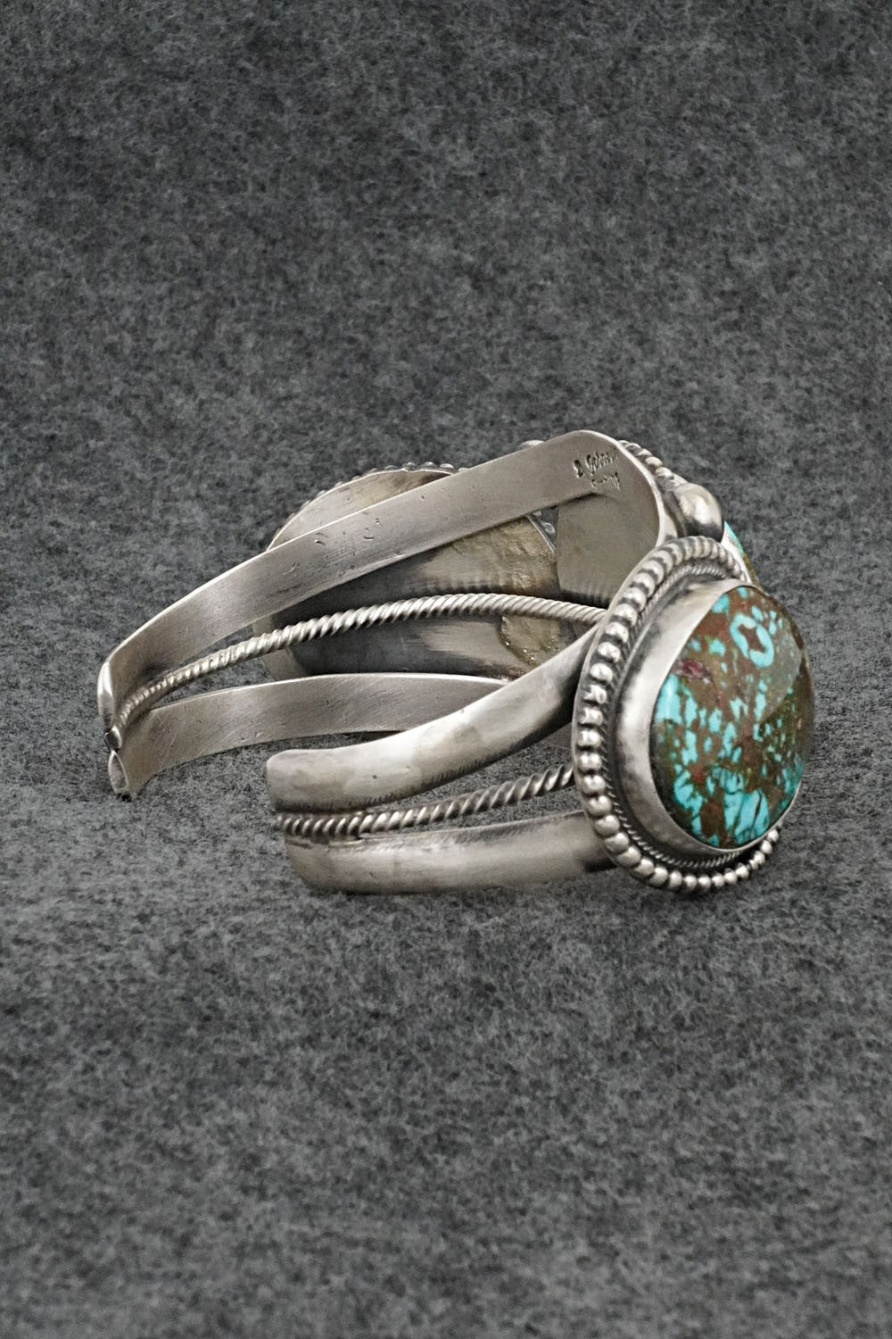Turquoise & Sterling Silver Bracelet - Bobby Johnson