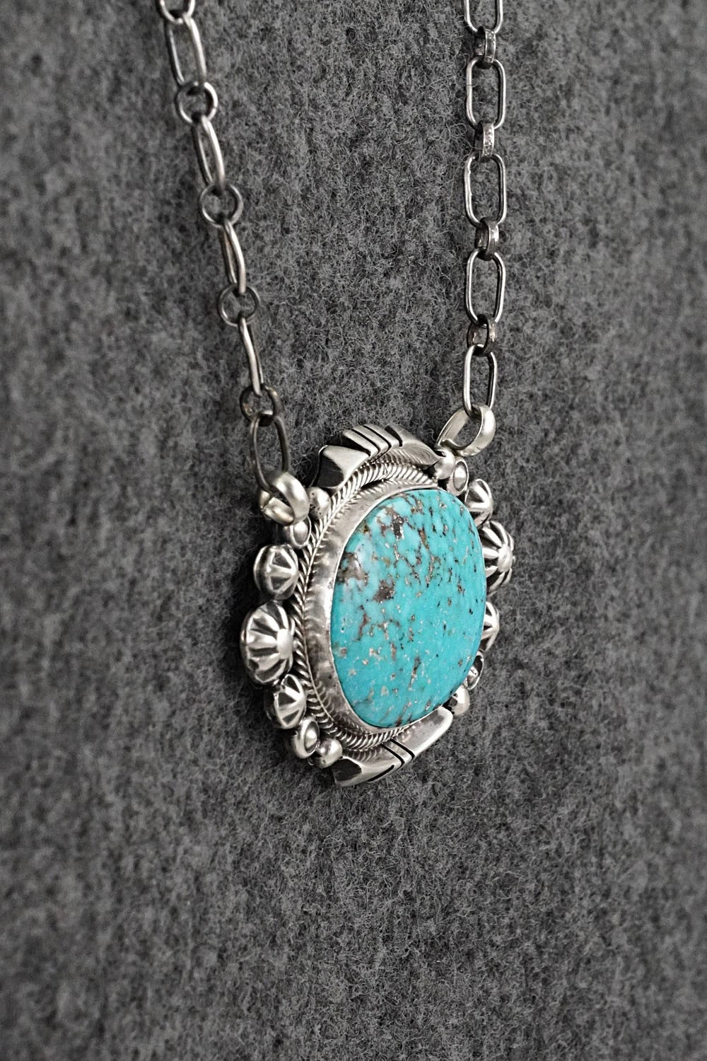 Turquoise & Sterling Silver Necklace - Daniel Benally