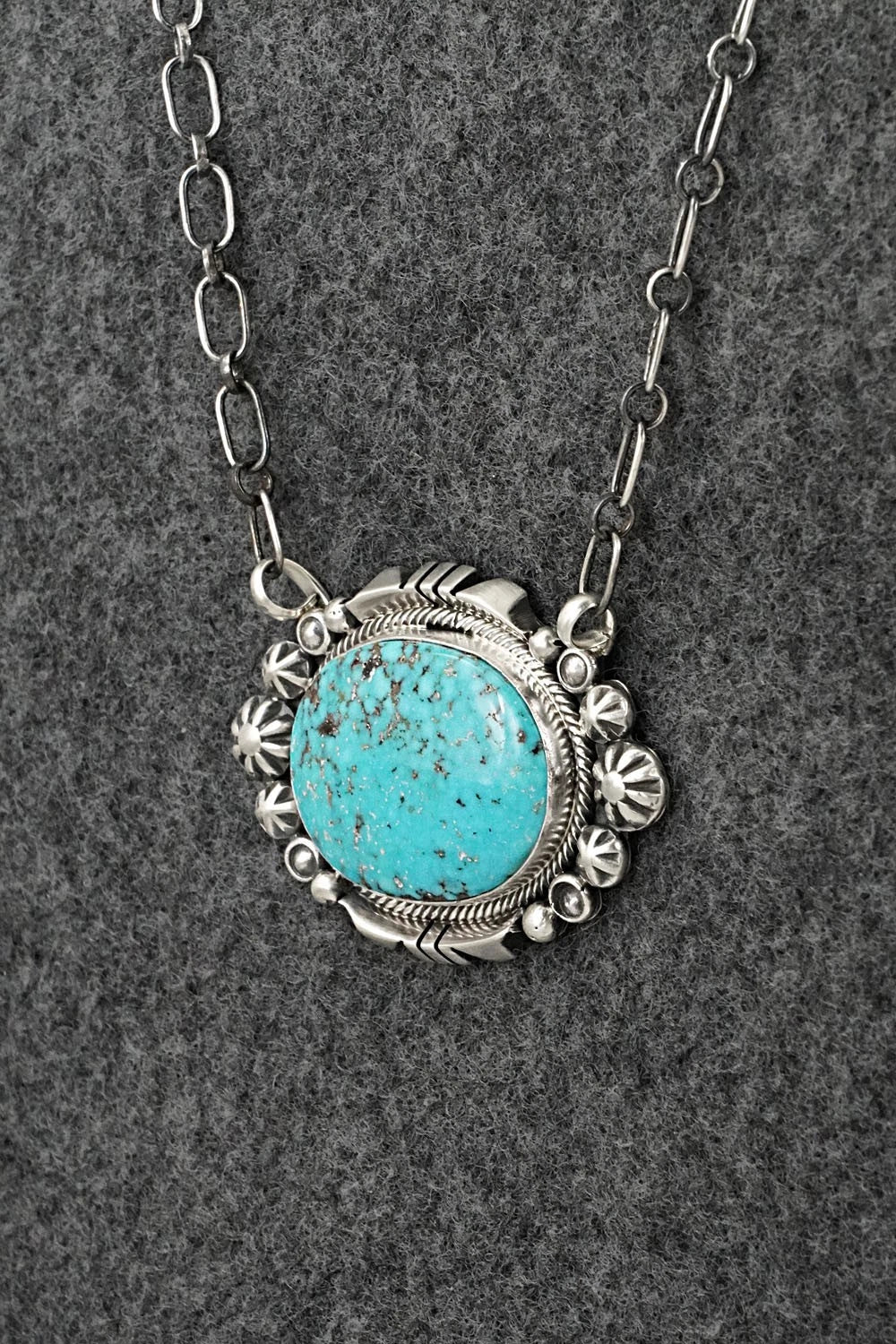 Turquoise & Sterling Silver Necklace - Daniel Benally