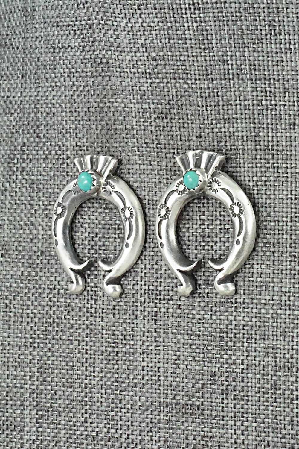 Turquoise & Sterling Silver Earrings - Paige Gordon