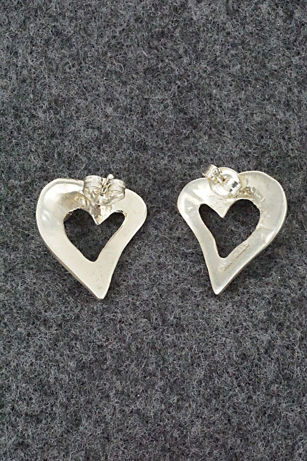 Coral & Sterling Silver Earrings - Michael Kee