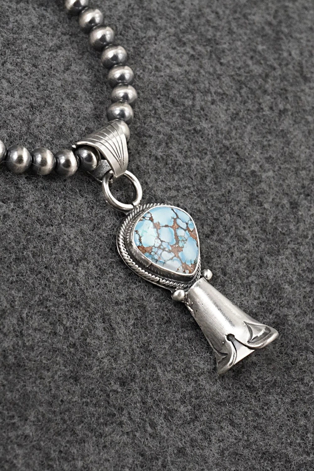 Turquoise & Sterling Silver Necklace - Sharon McCarthy