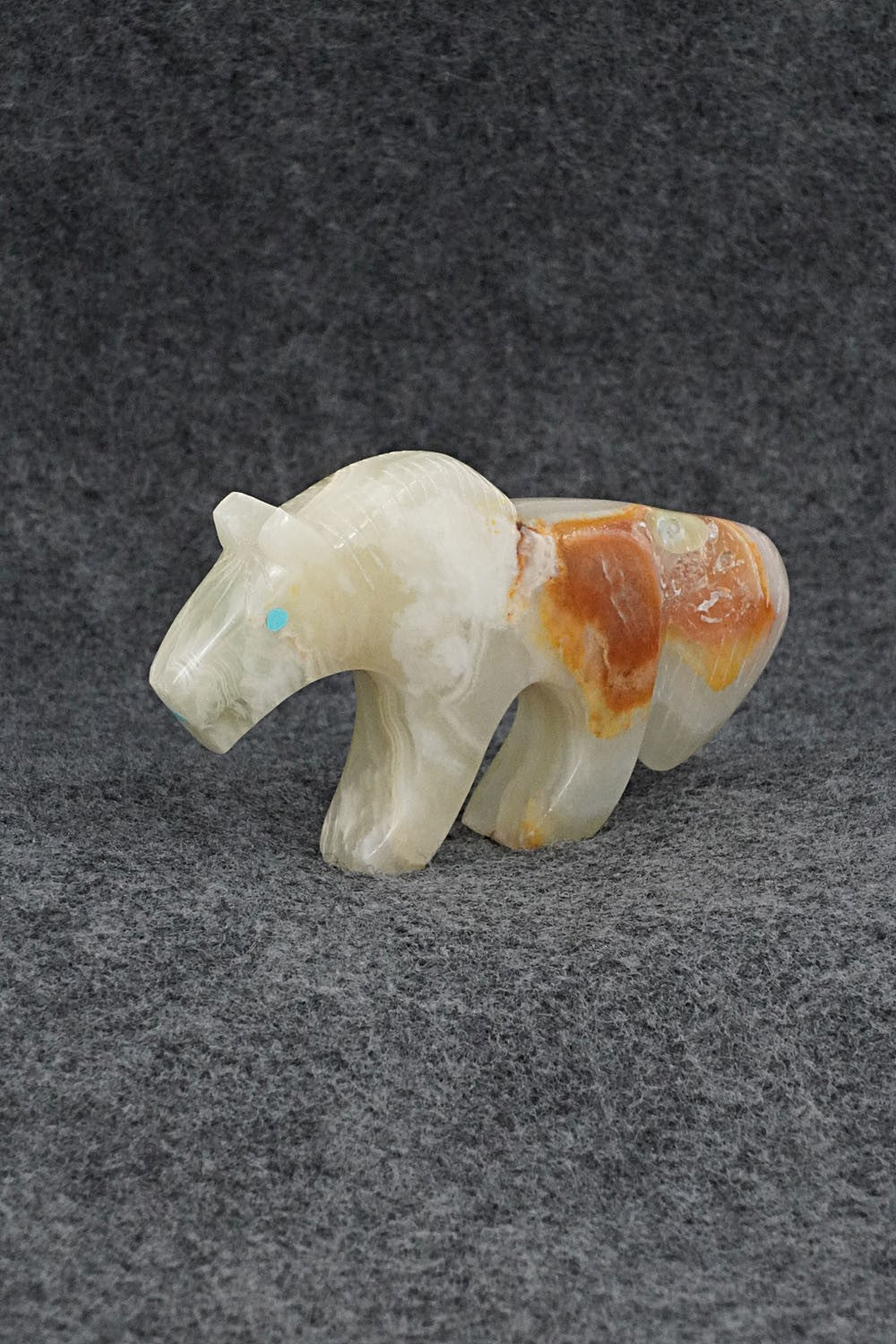 Horse Zuni Fetish Carving - Kenric Laiwakete
