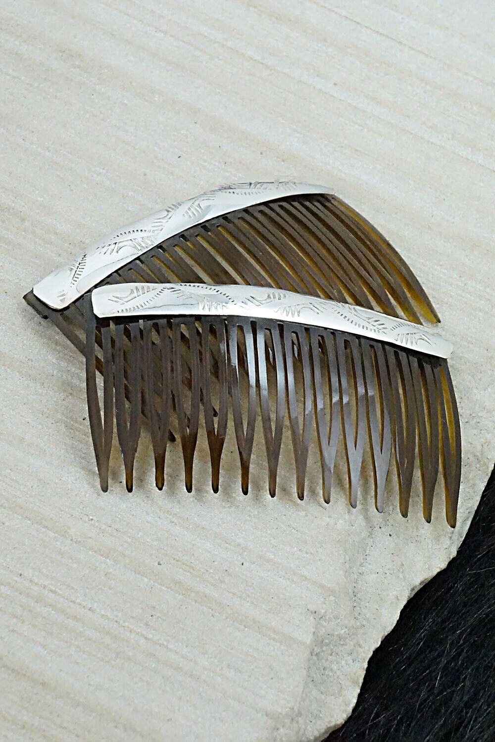 Sterling Silver Hair Combs - Randall Dalgai