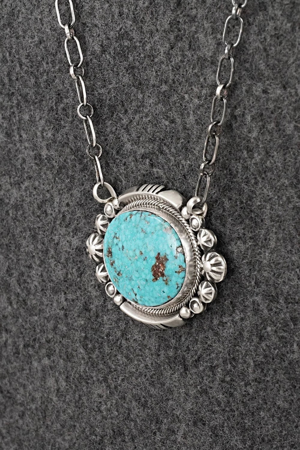 Turquoise & Sterling Silver Necklace - Daniel Benally