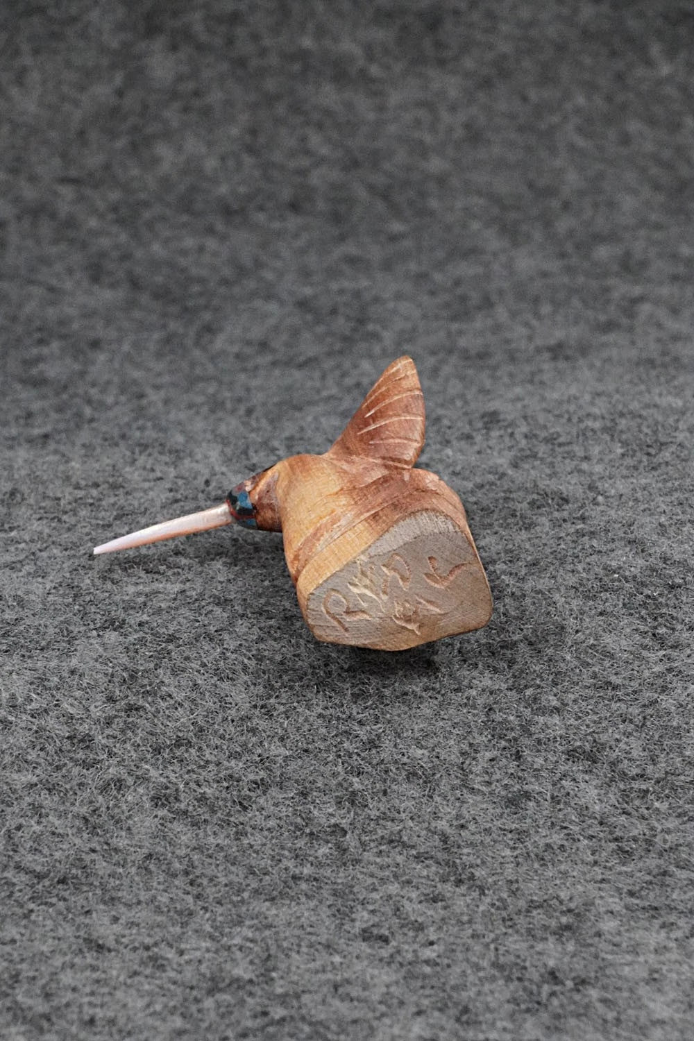 Hummingbird Zuni Fetish Carving - Justin Red Elk