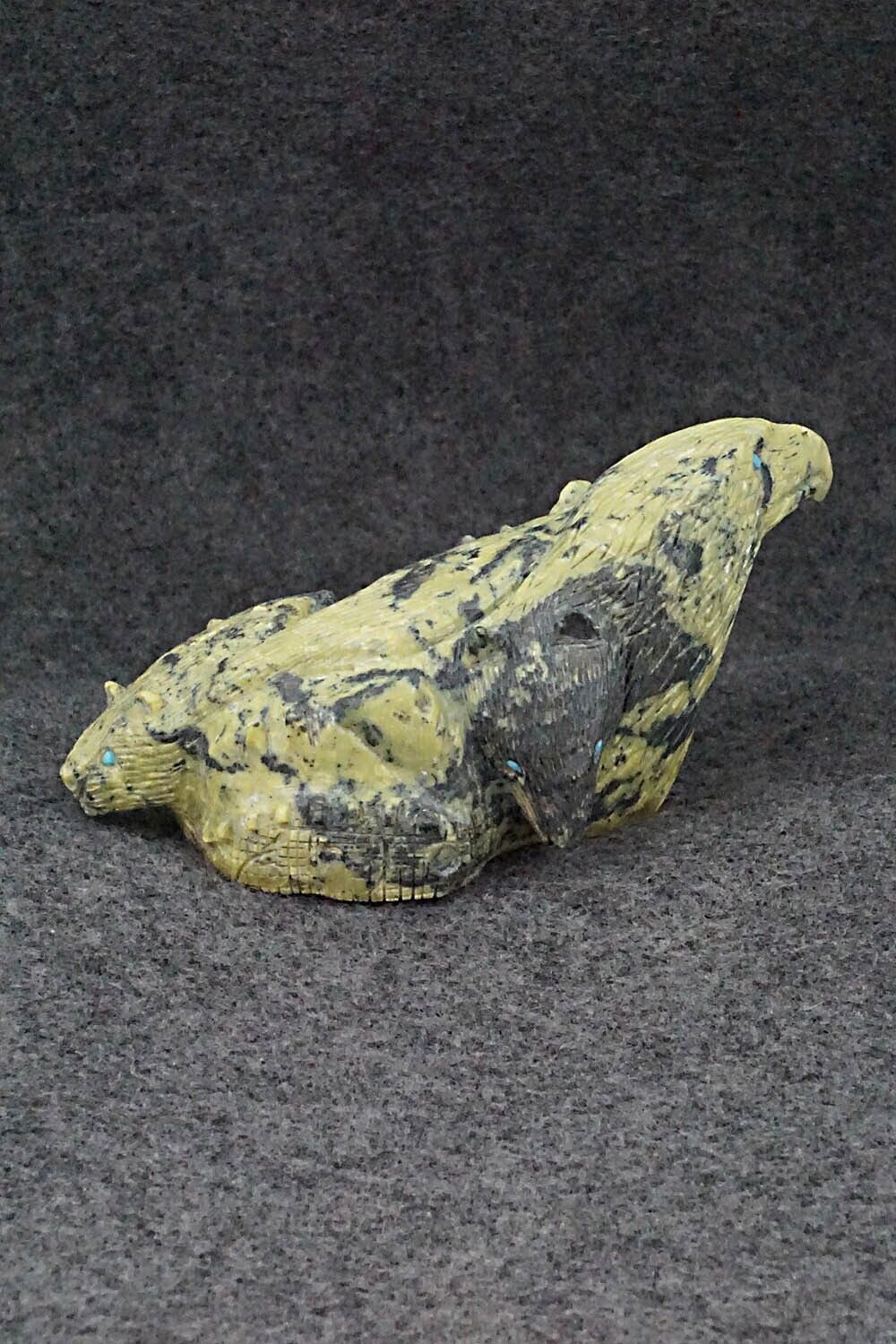 Six Directions Zuni Fetish Carving - Lance Cheama