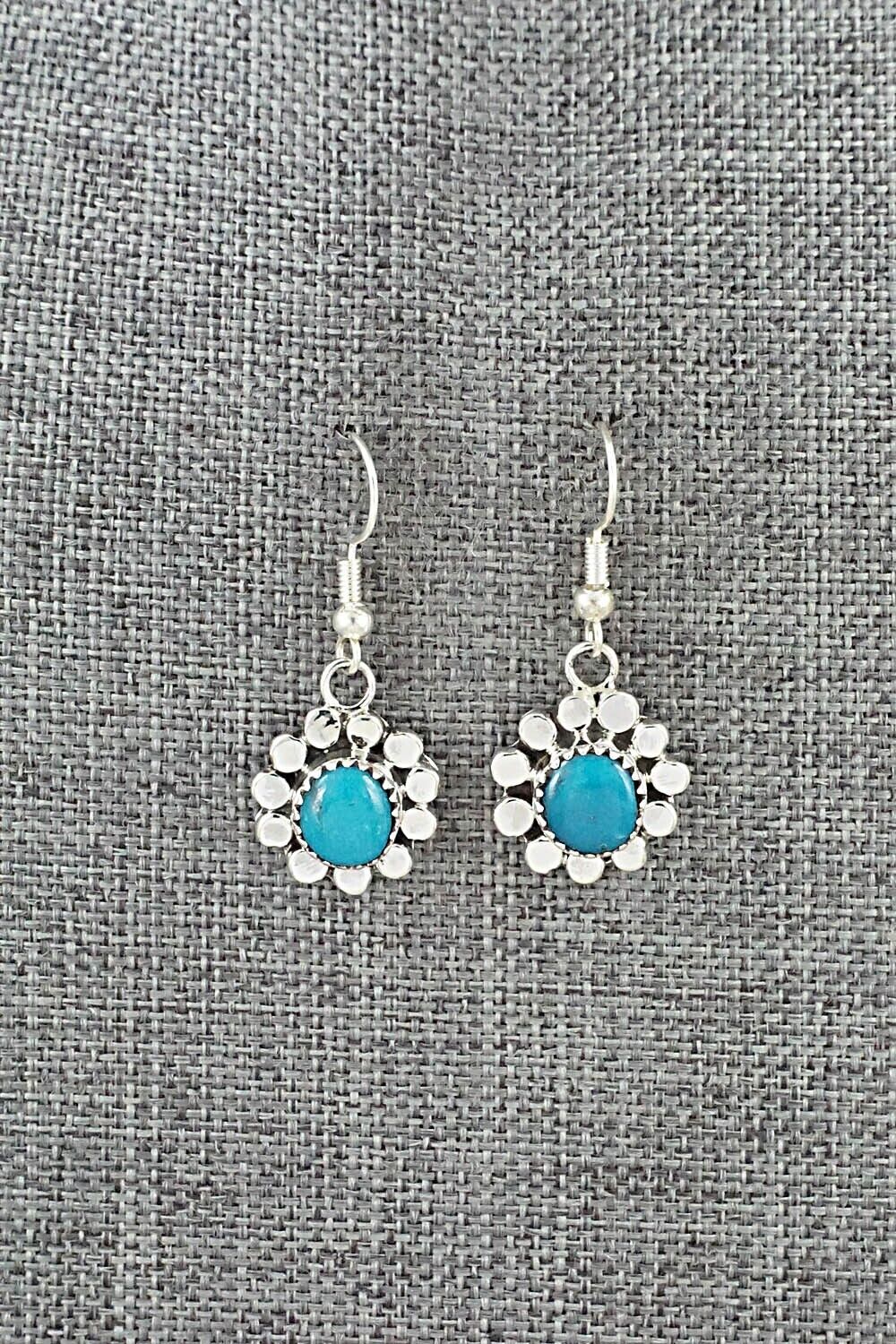 Turquoise & Sterling Silver Earrings - Sandra Parkett