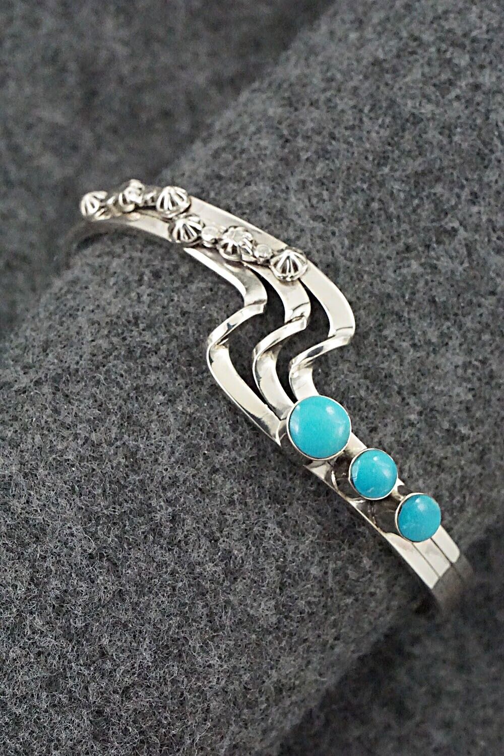 Turquoise & Sterling Silver Bracelet - Daniel Dakai