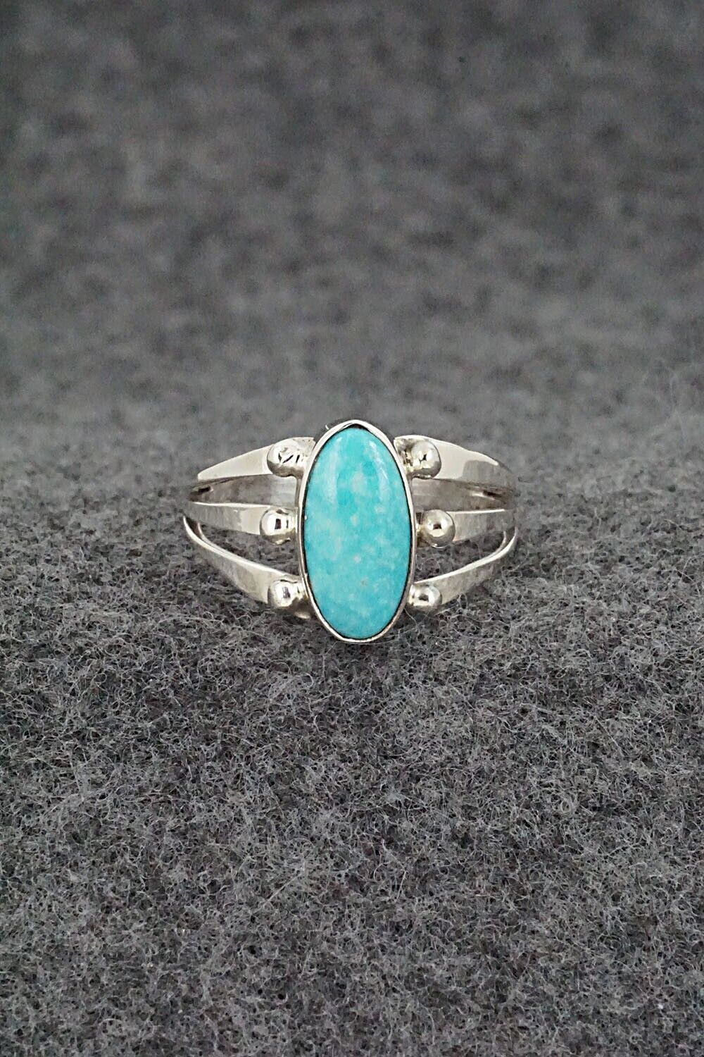 Turquoise & Sterling Silver Ring - Paige Gordon - Size 7.25