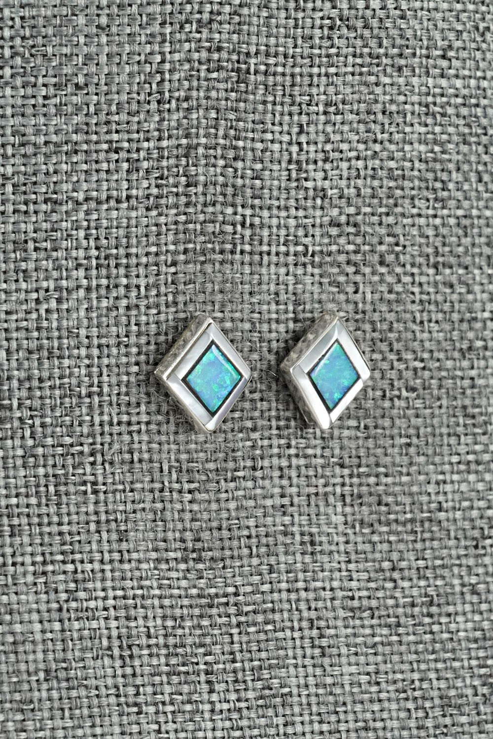 Opalite, Mother of Pearl & Sterling Silver Earrings - Willis Kylestewa