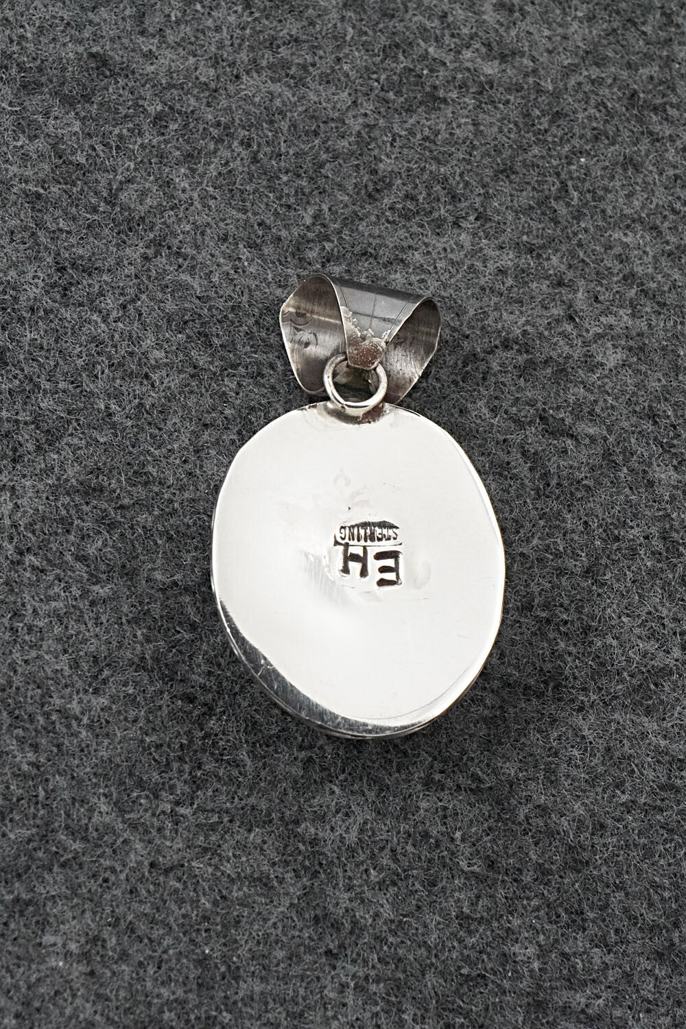 Turquoise & Sterling Silver Pendant - Ernest Hawthorne