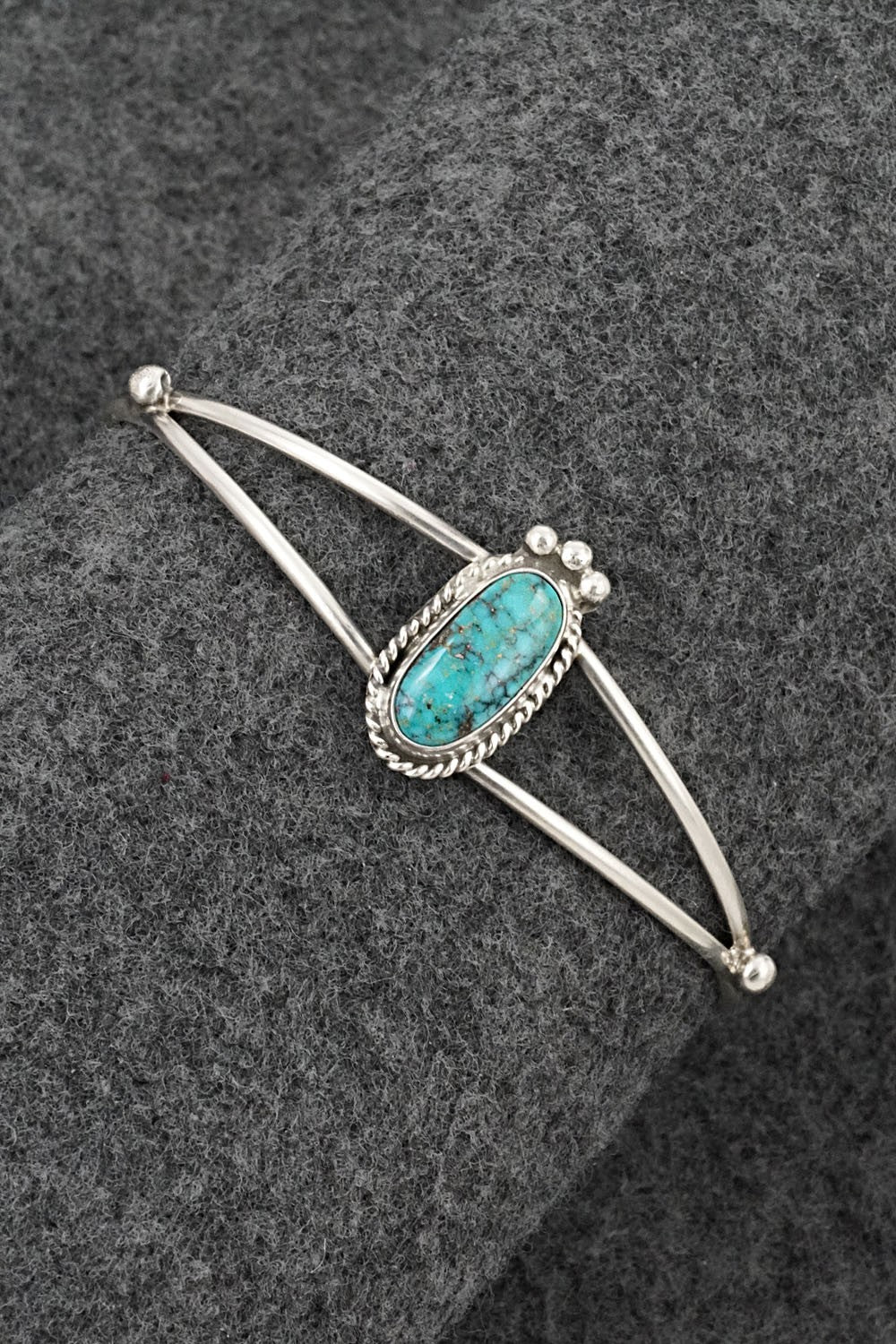 Turquoise & Sterling Silver Bracelet - Rena Begay