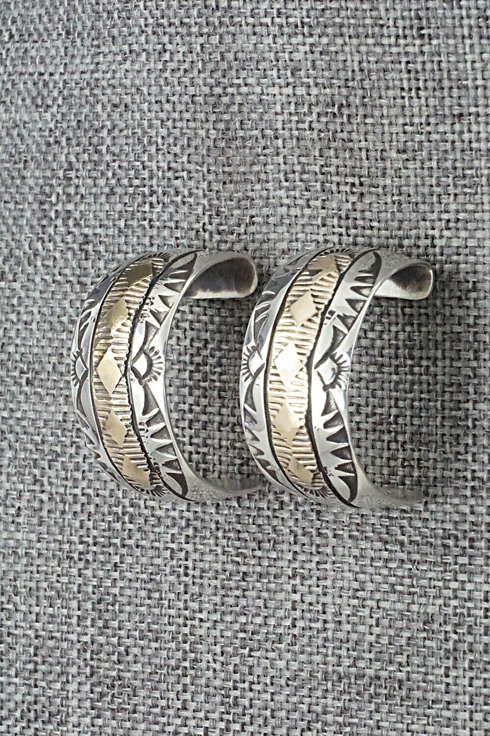 Sterling Silver & Gold Fill Hoop Earrings - Bruce Morgan