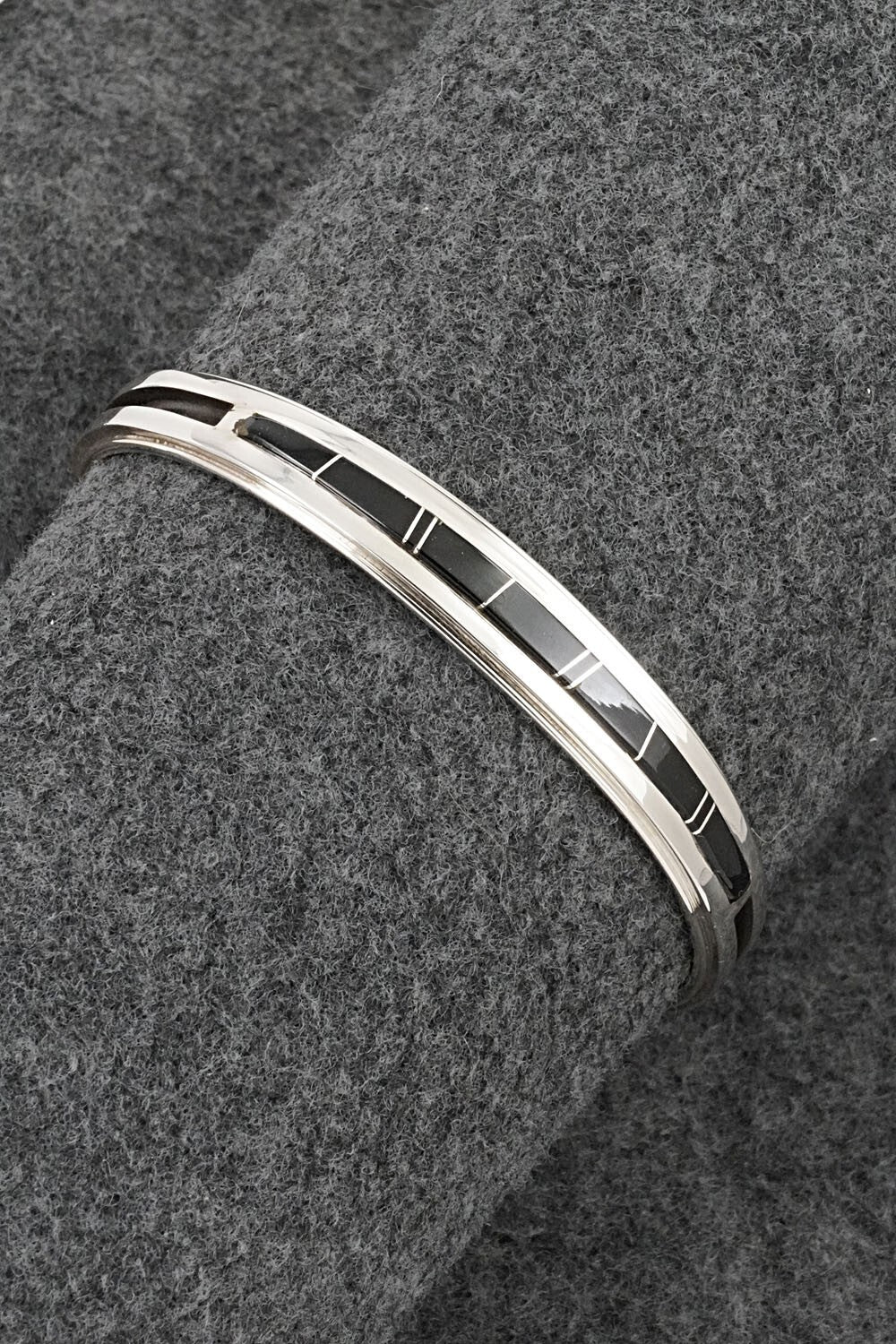 Onyx & Sterling Silver Bracelet - Wilbert Muskett Jr.