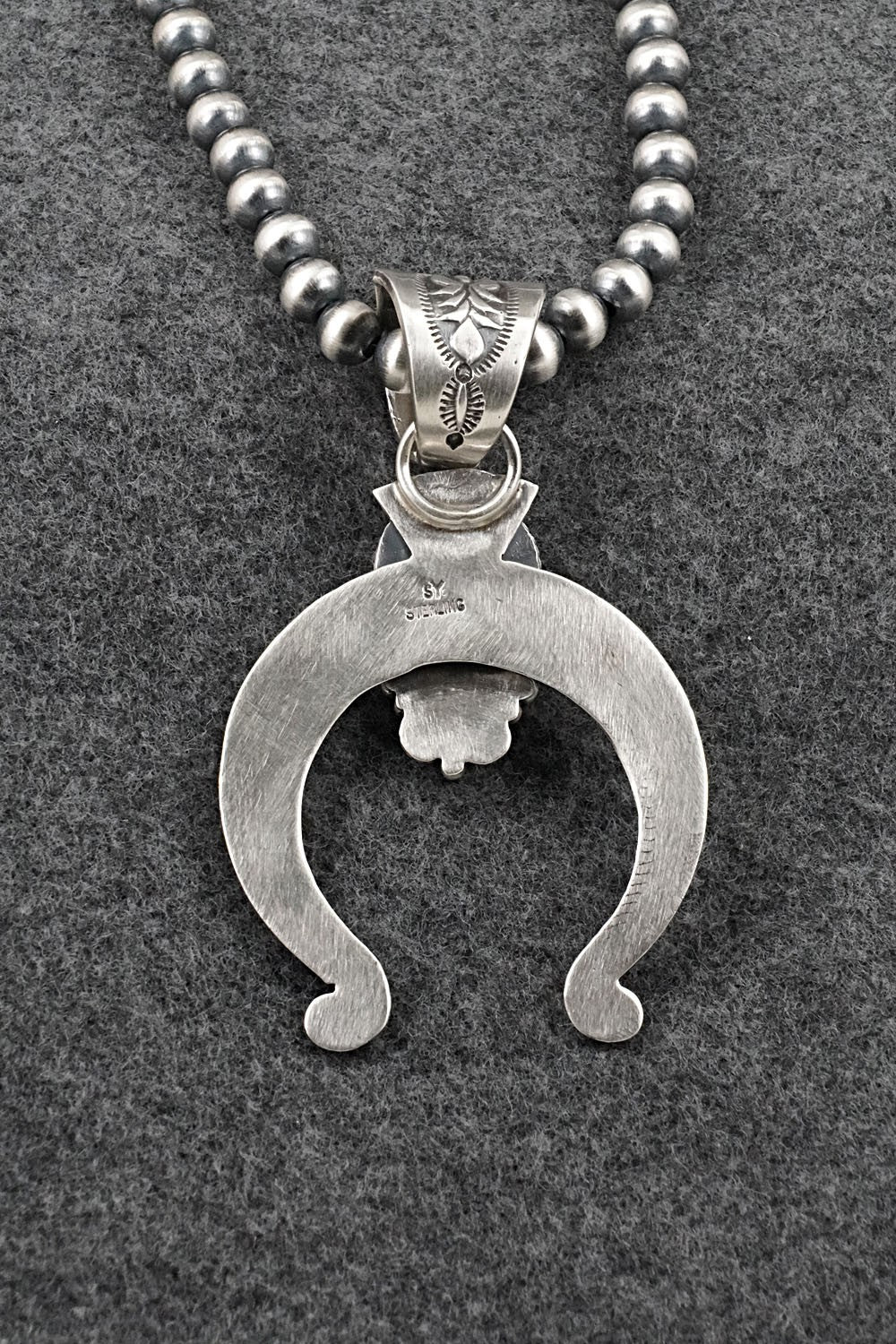 Turquoise & Sterling Silver Necklace - Samuel Yellowhair