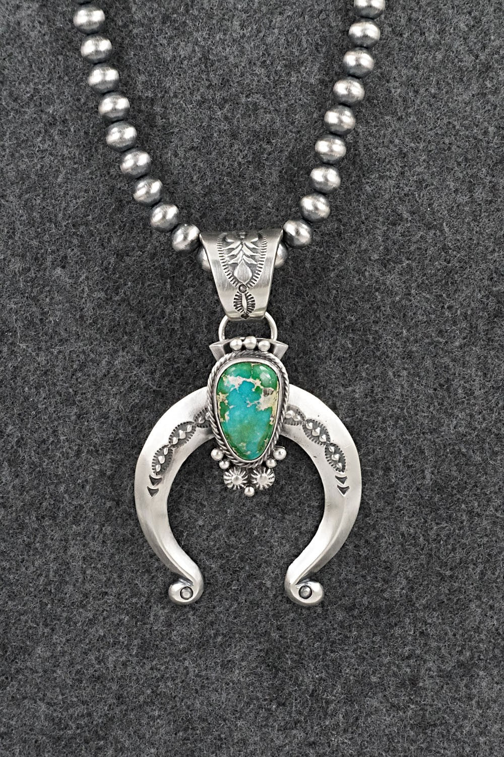 Turquoise & Sterling Silver Necklace - Samuel Yellowhair