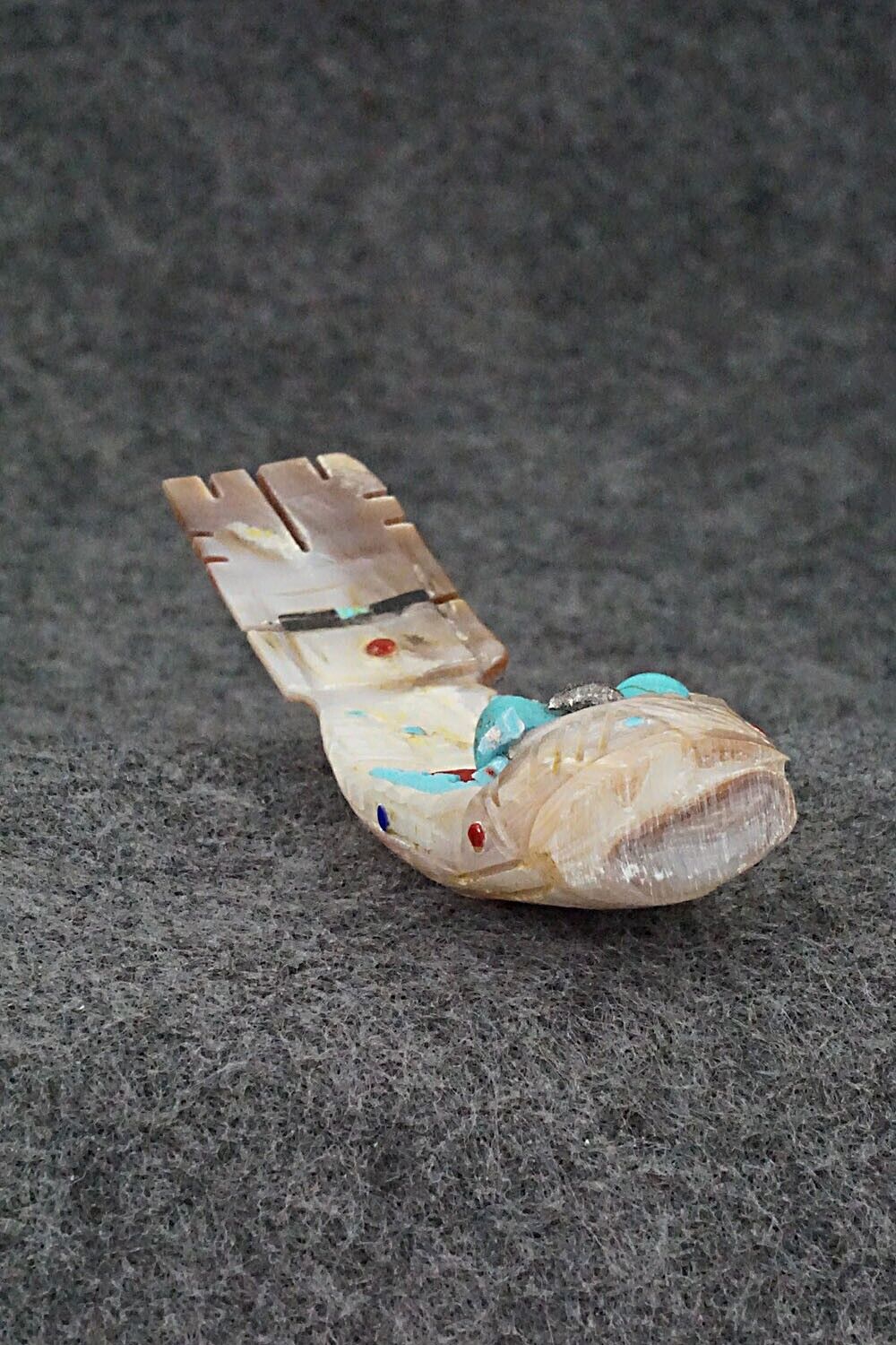 Corn Maiden Zuni Fetish Carving - Carl Etsate
