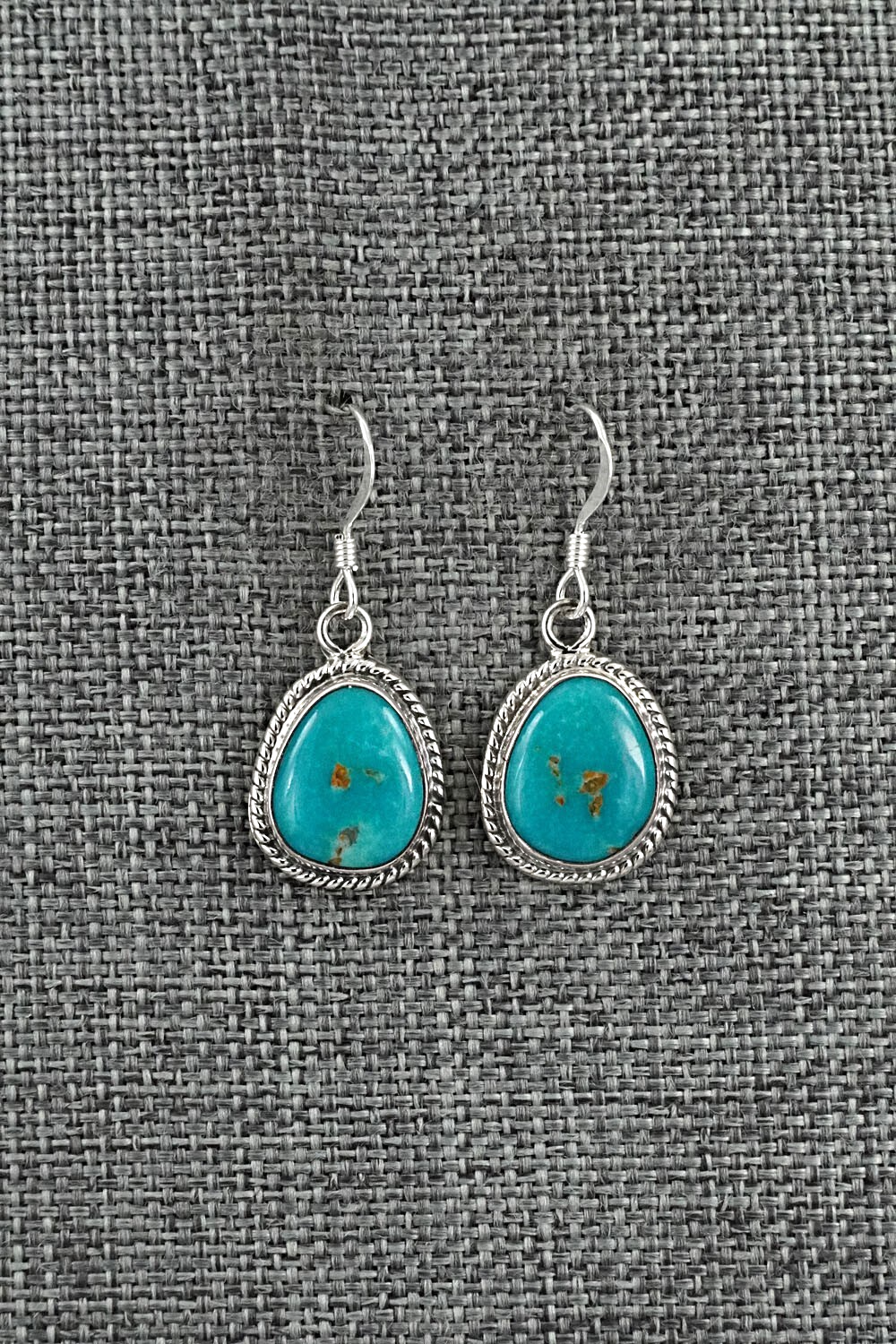 Turquoise & Sterling Silver Earrings - Sharon McCarthy
