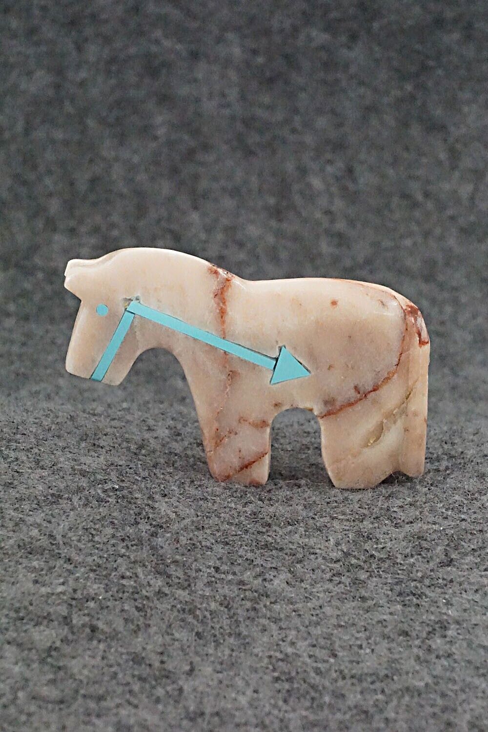 Horse Zuni Fetish Carving - Bernard Laiwakete