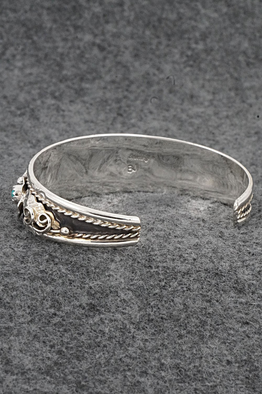 Turquoise & Sterling Silver Bracelet - Bessie Joe