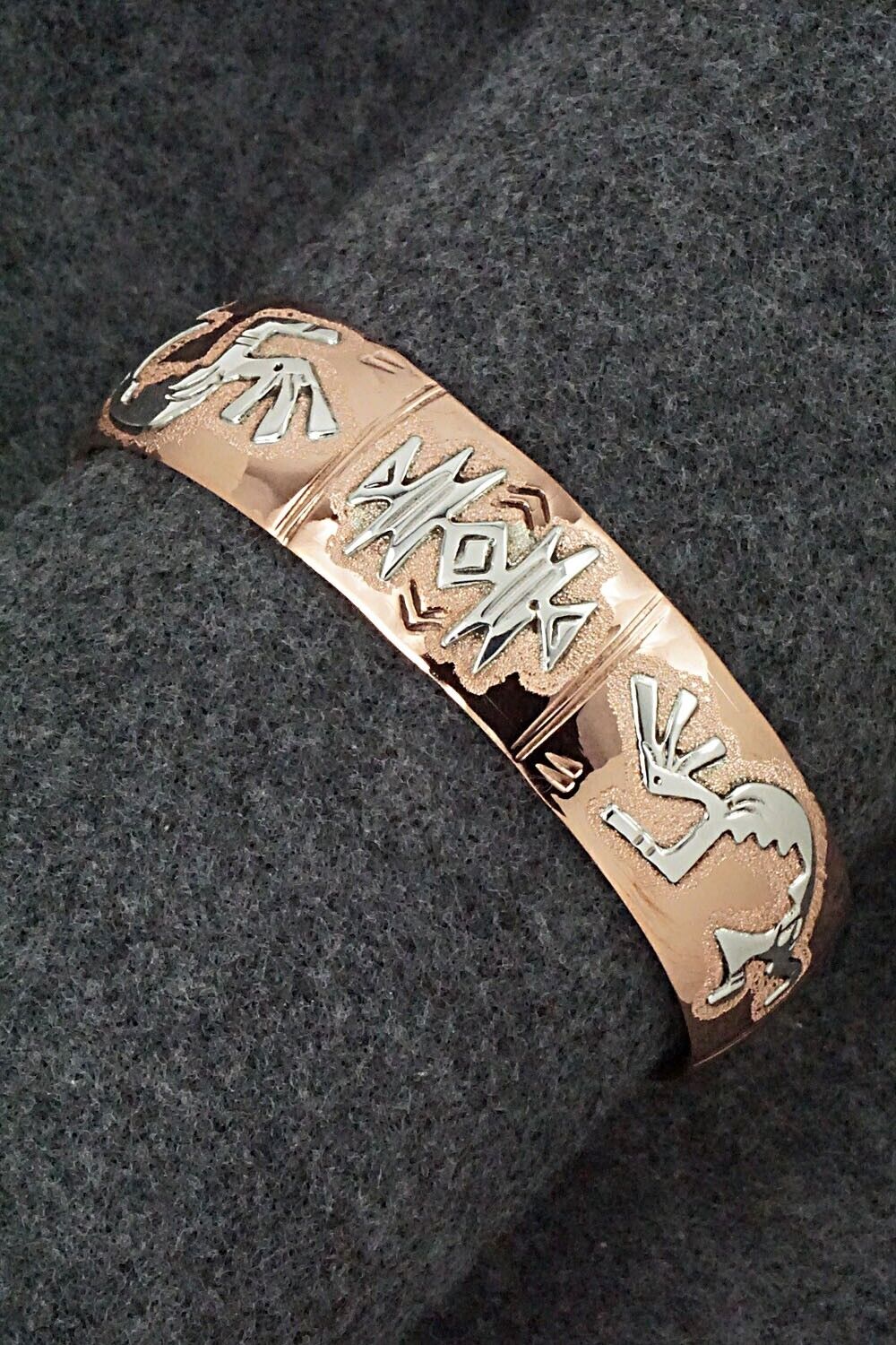 Copper & Sterling Silver Bracelet - Charlene Begay