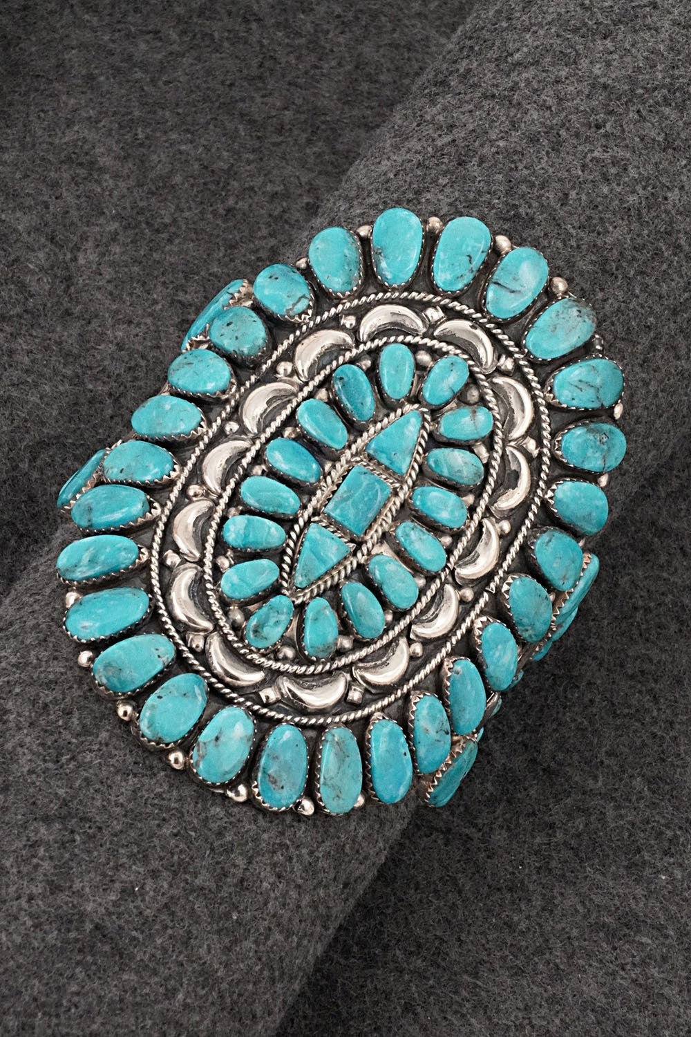 Turquoise & Sterling Silver Bracelet - Jesse Williams