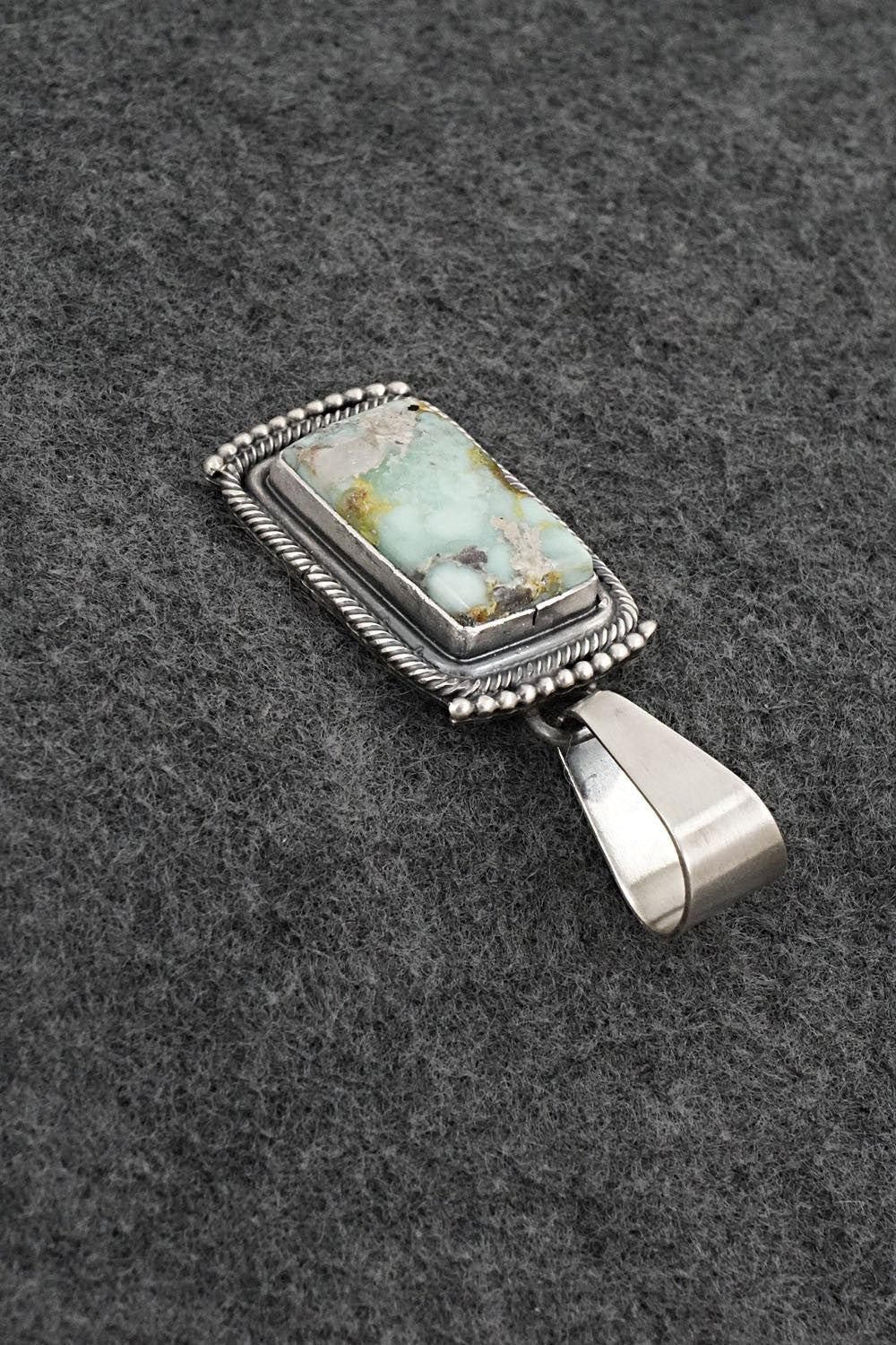 Variscite & Sterling Silver Pendant - Darrin Livingston