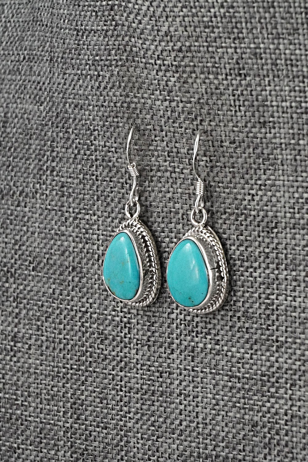 Turquoise & Sterling Silver Earrings - Sharon McCarthy