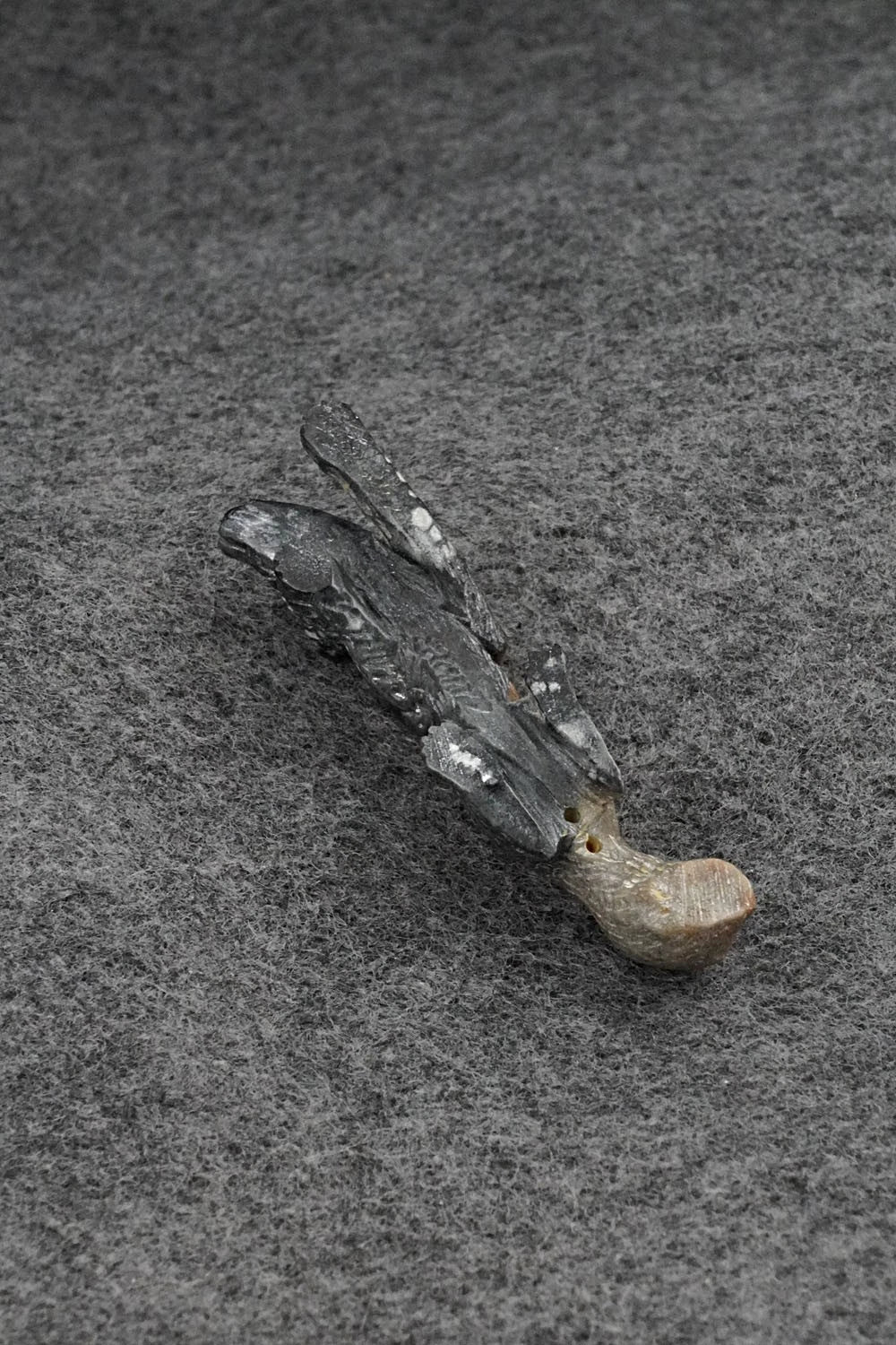 Wolf Zuni Fetish Carving - Ethan Lowyasate