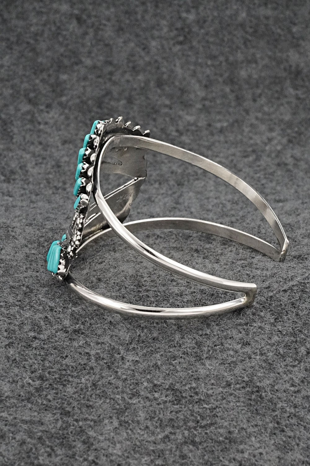Turquoise & Sterling Silver Bracelet - Veronica Martza