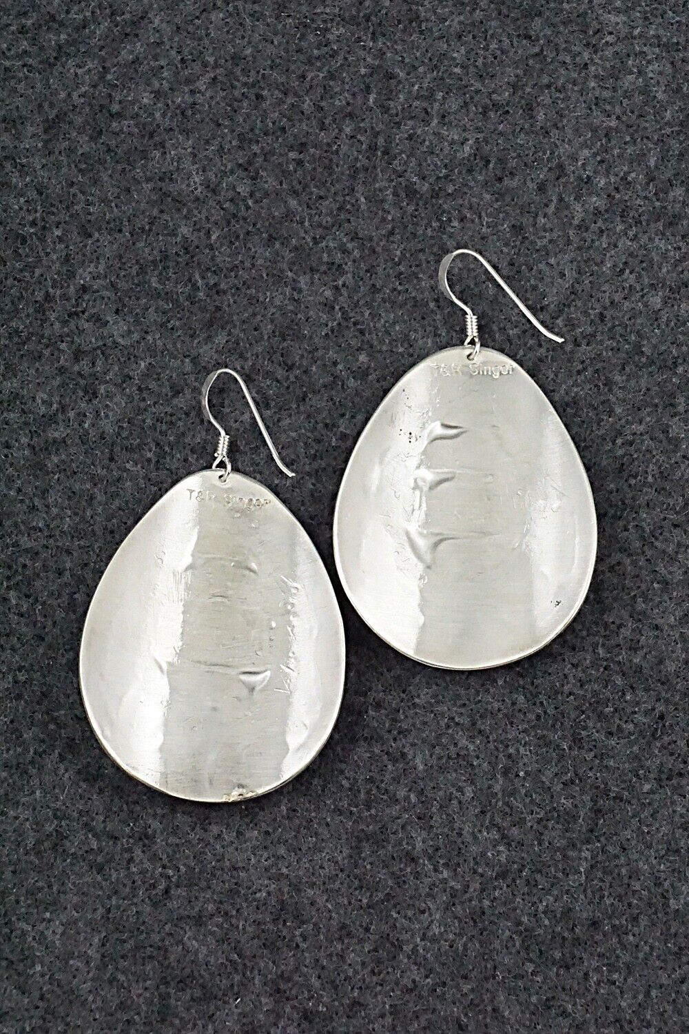 Turquoise & Sterling Silver Earrings - Rosita Singer