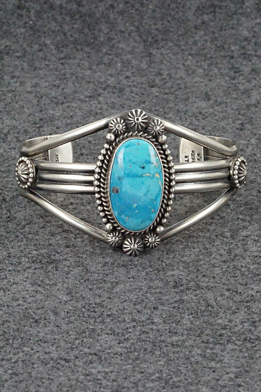 Turquoise & Sterling Silver Bracelet - Michael Calladitto