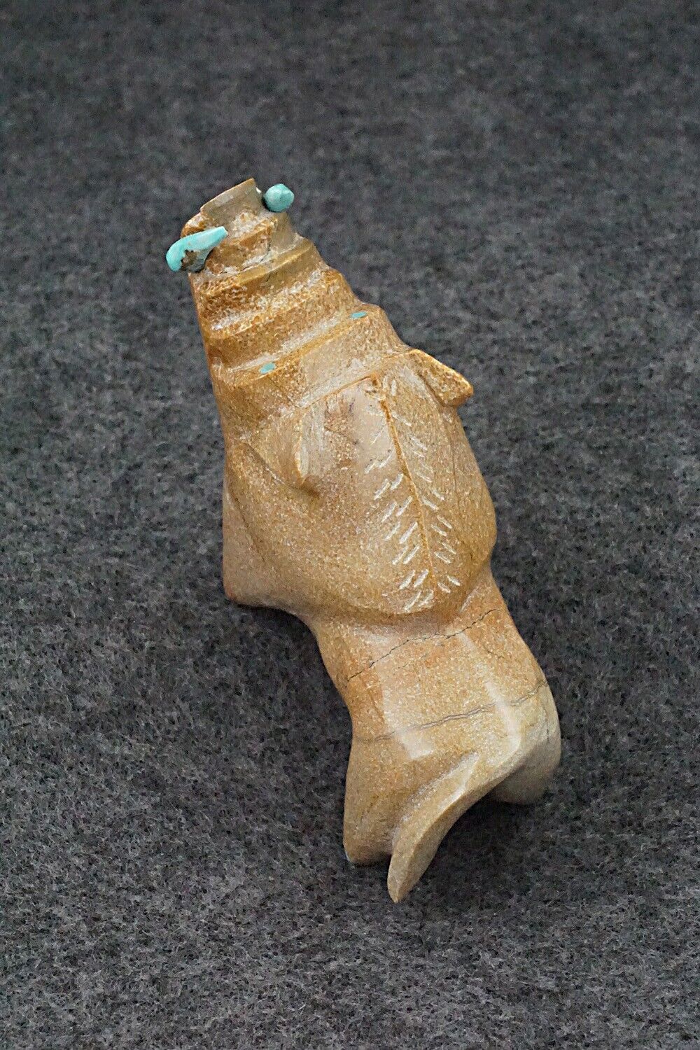 Warthog Zuni Fetish Carving - Enrike Leekya