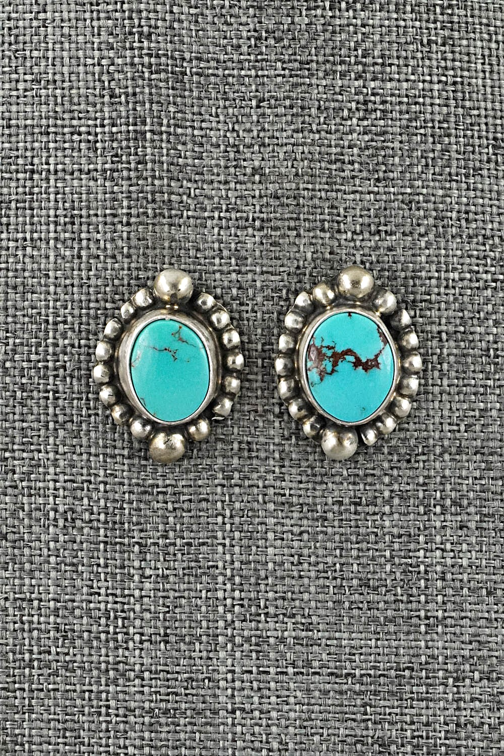 Turquoise & Sterling Silver Pendant and Earrings Set - Kathleen Chavez