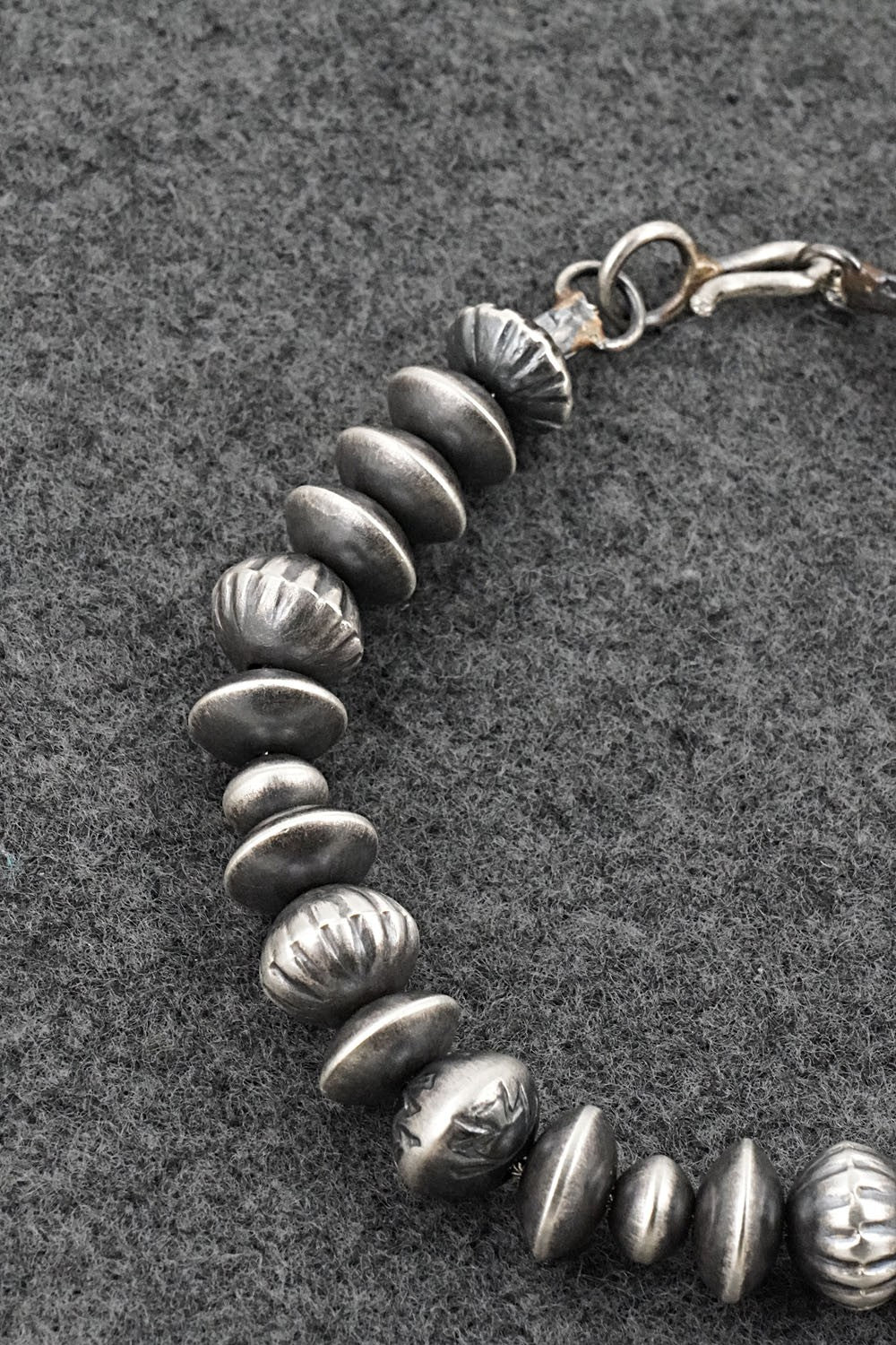 Sterling Silver Navajo Pearl Bracelet - Tonisha Haley