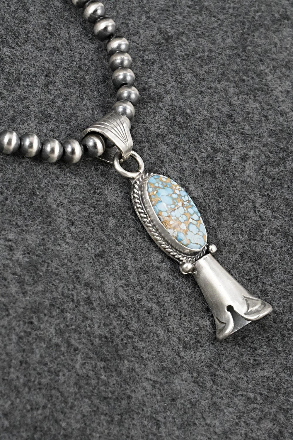 Turquoise & Sterling Silver Necklace - Sharon McCarthy
