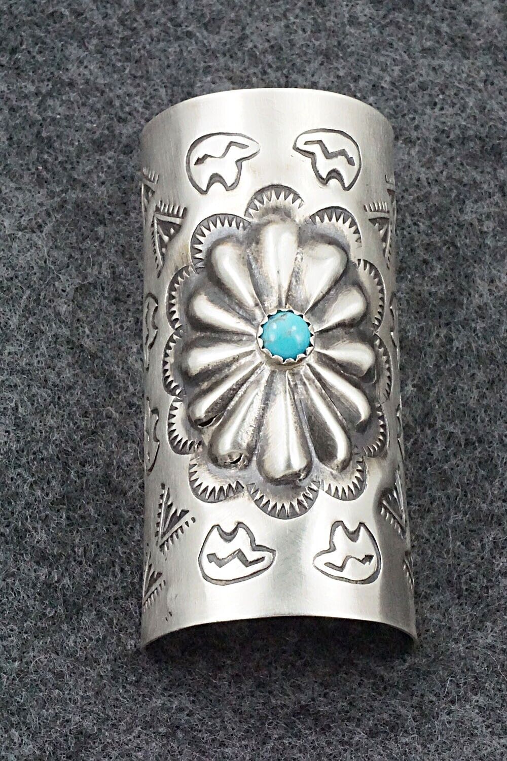 Turquoise & Sterling Silver Hair Pin - Arlene Soce