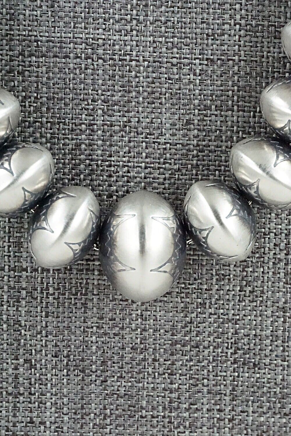 Sterling Silver Navajo Pearl Necklace 20" - Bryannen Halwood