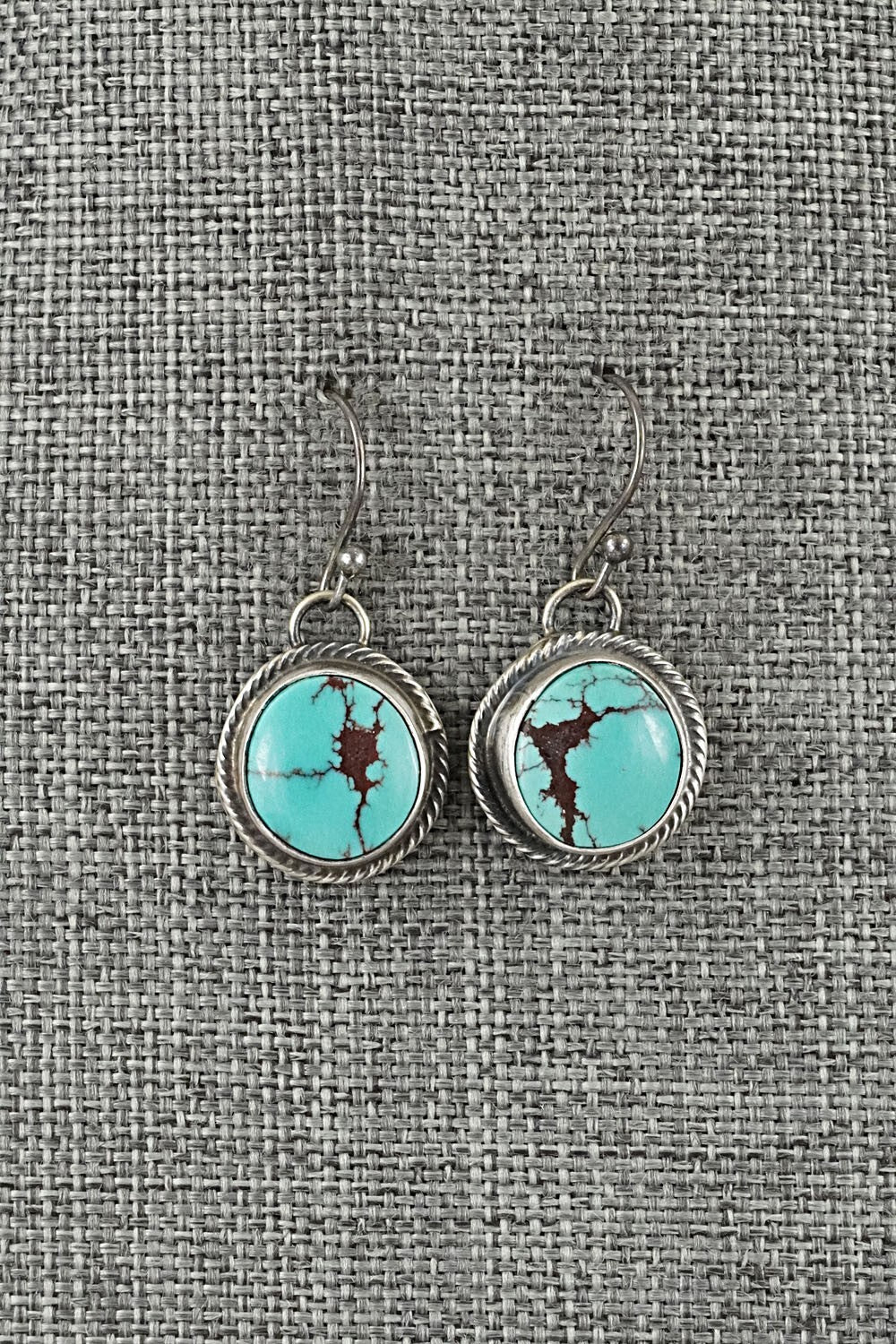 Turquoise & Sterling Silver Pendant and Earrings Set - Bobby Johnson