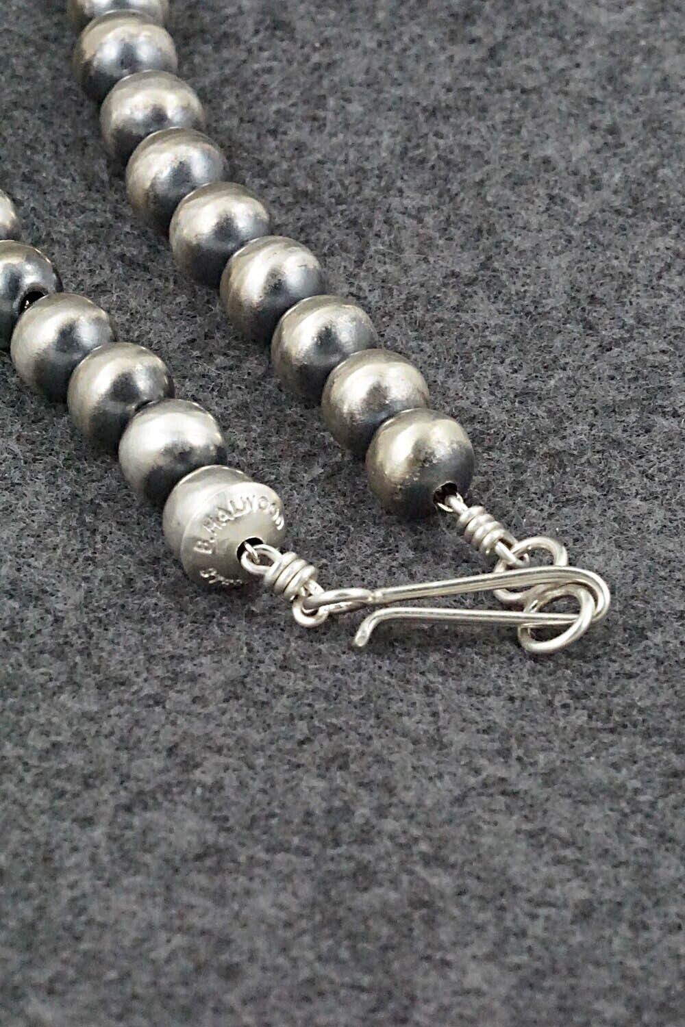 Sterling Silver Navajo Pearl Necklace 14" - Bryannen Halwood
